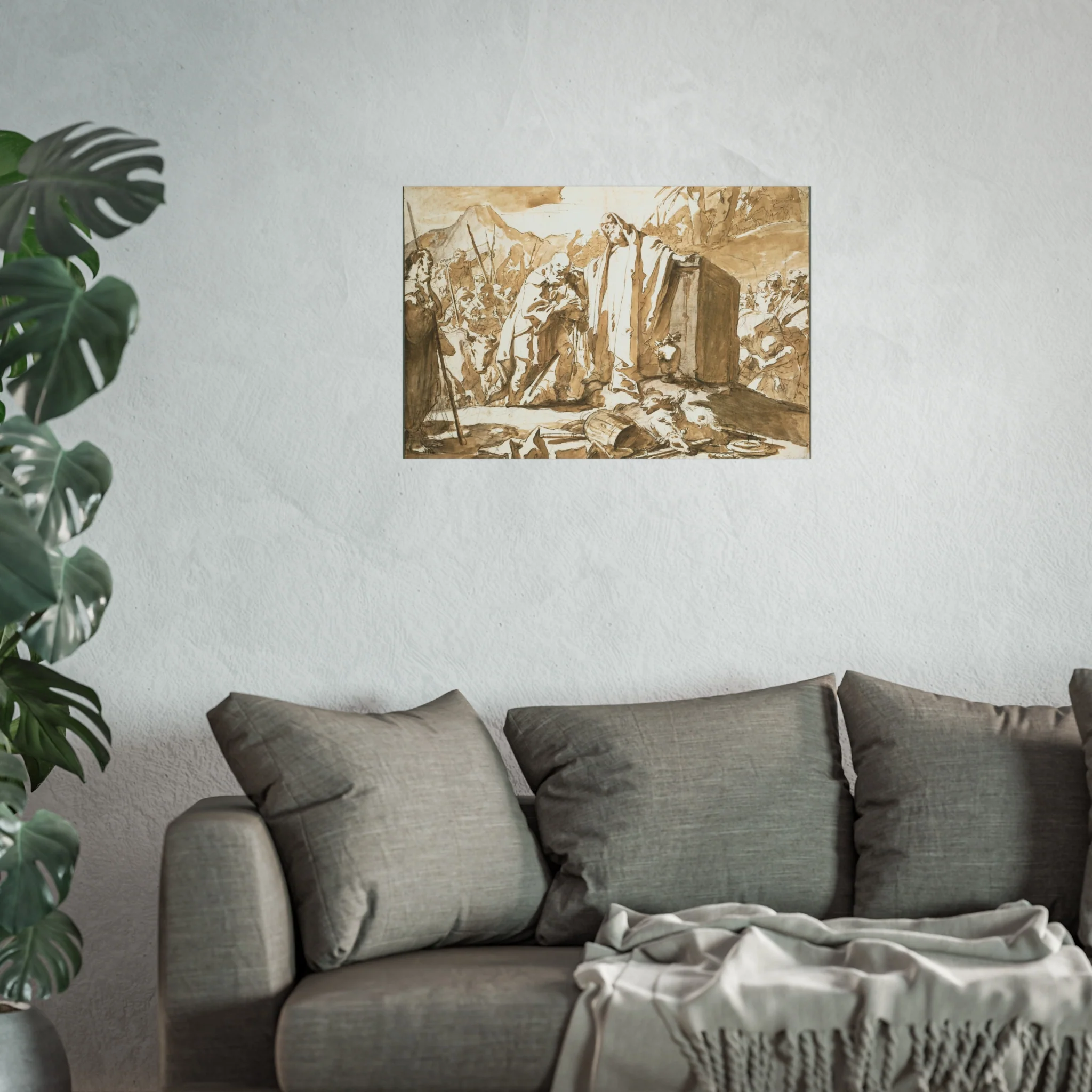 Giovanni Battista Tiepolo - The Meeting of Abraham and Melchizedek | Fine Art Poster - Image 11
