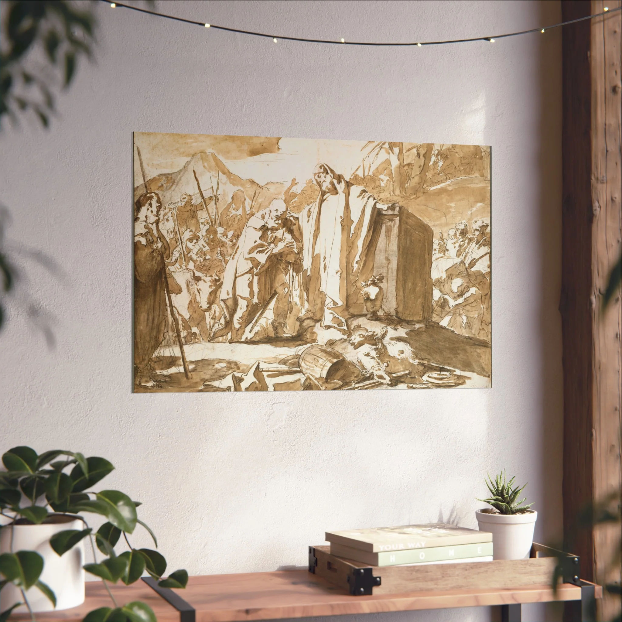 Giovanni Battista Tiepolo - The Meeting of Abraham and Melchizedek | Fine Art Poster - Image 12