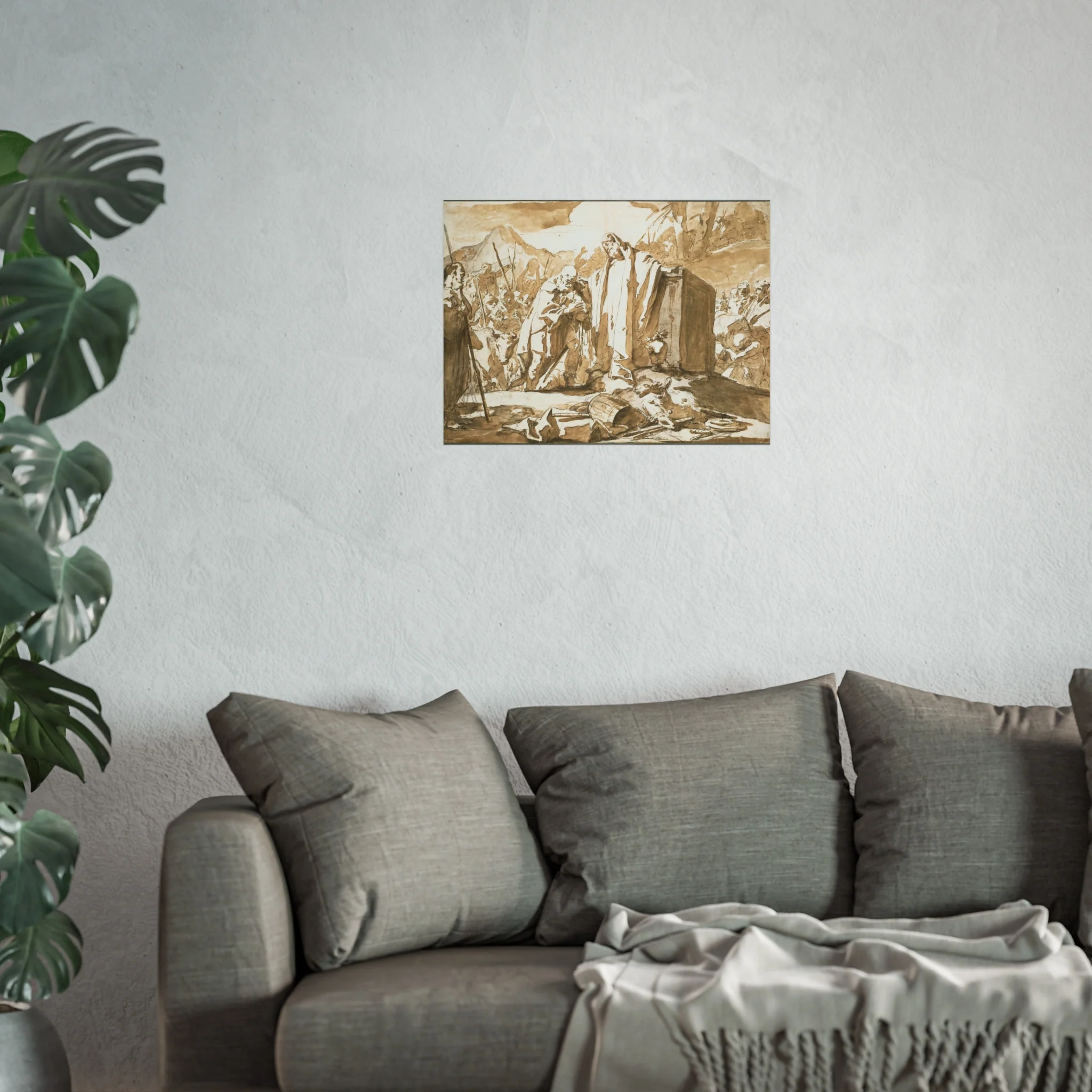 Giovanni Battista Tiepolo - The Meeting of Abraham and Melchizedek | Fine Art Poster - Image 9