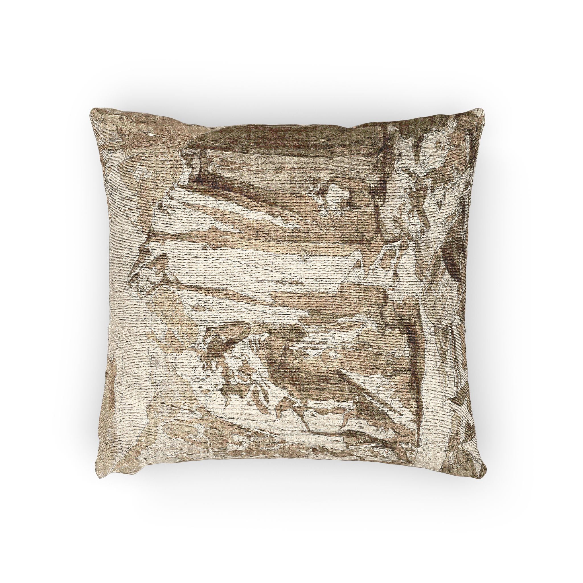 Giovanni Battista Tiepolo - The Meeting of Abraham and Melchizedek | Woven Pillow - Image 2