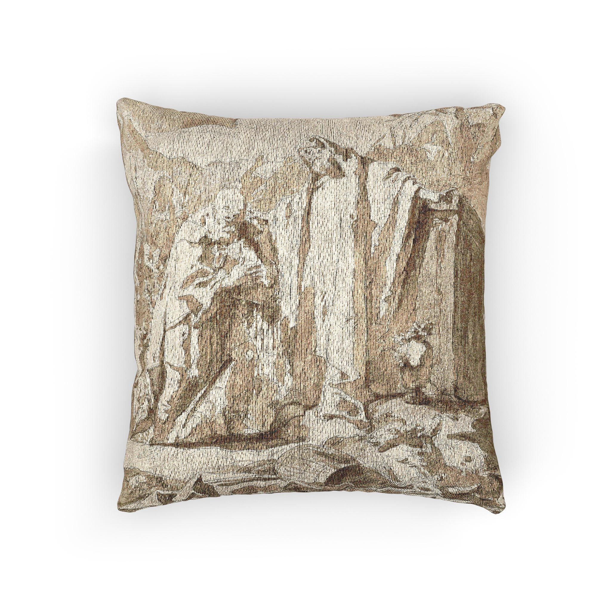Giovanni Battista Tiepolo - The Meeting of Abraham and Melchizedek | Woven Pillow - Image 3