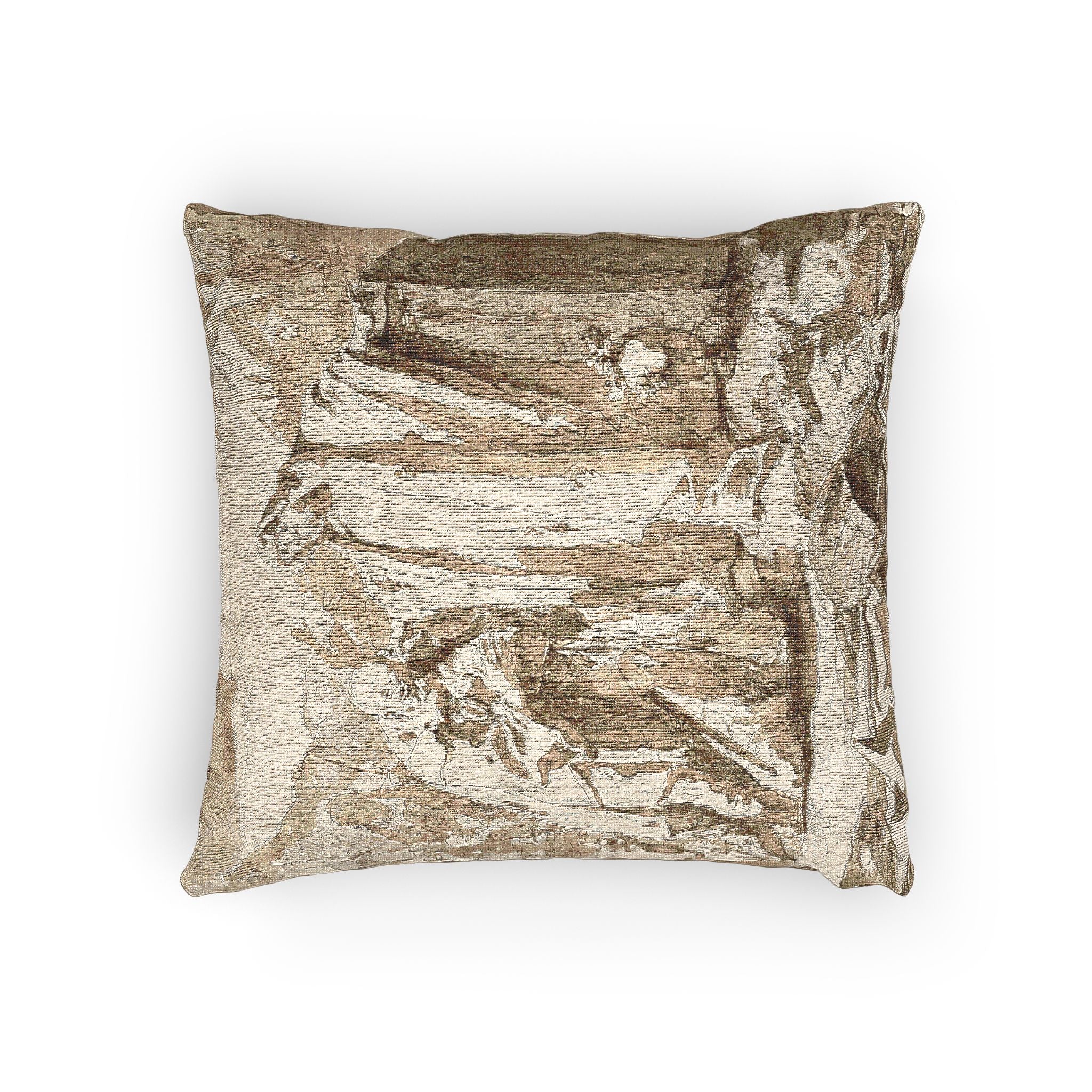 Giovanni Battista Tiepolo - The Meeting of Abraham and Melchizedek | Woven Pillow - Image 4