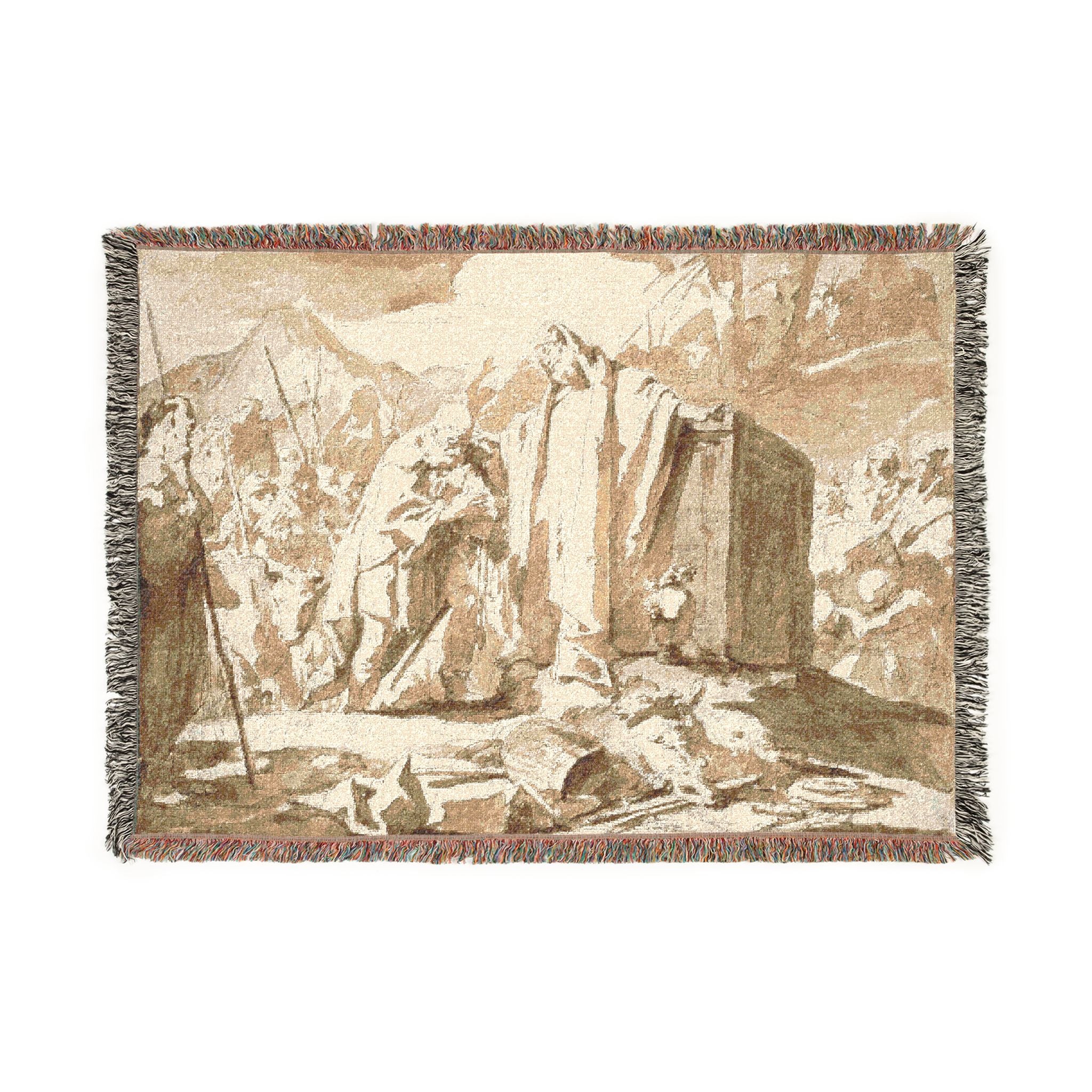 Giovanni Battista Tiepolo - The Meeting of Abraham and Melchizedek | Woven Tapestry Blanket