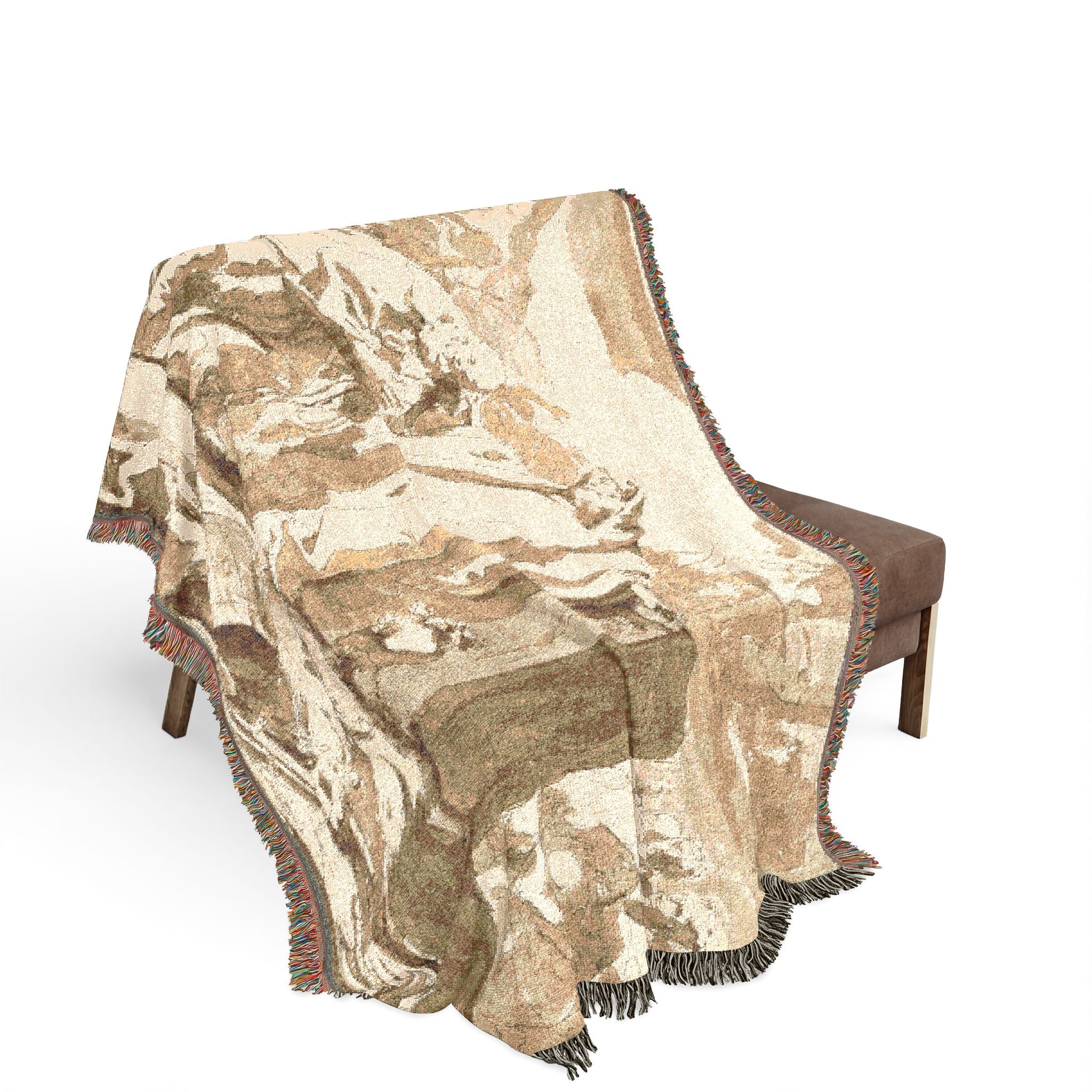 Giovanni Battista Tiepolo - The Meeting of Abraham and Melchizedek | Woven Tapestry Blanket - Image 3