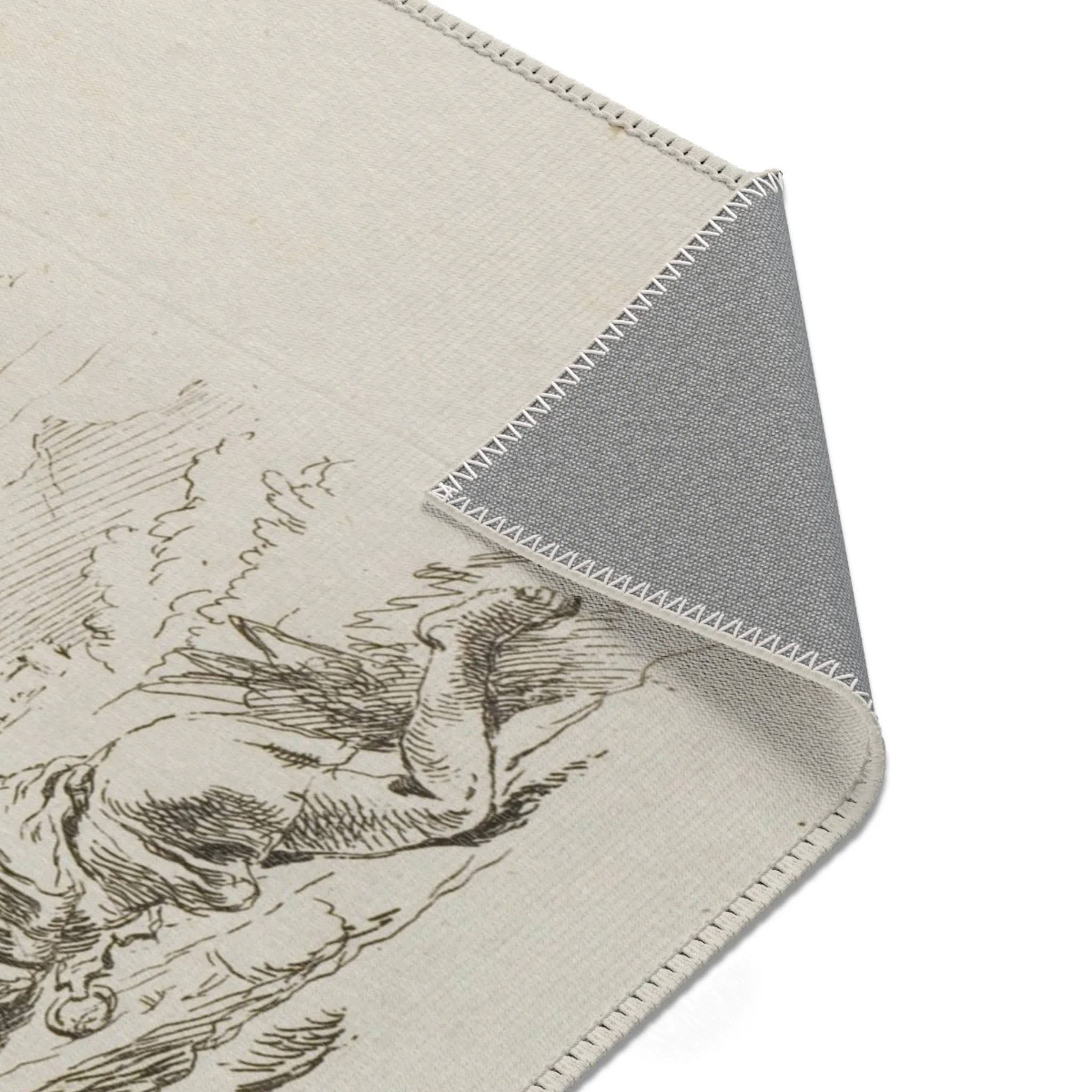 Giovanni Battista Tiepolo - Three Soldiers and a Boy, from Capricci | Area Rug - Image 15