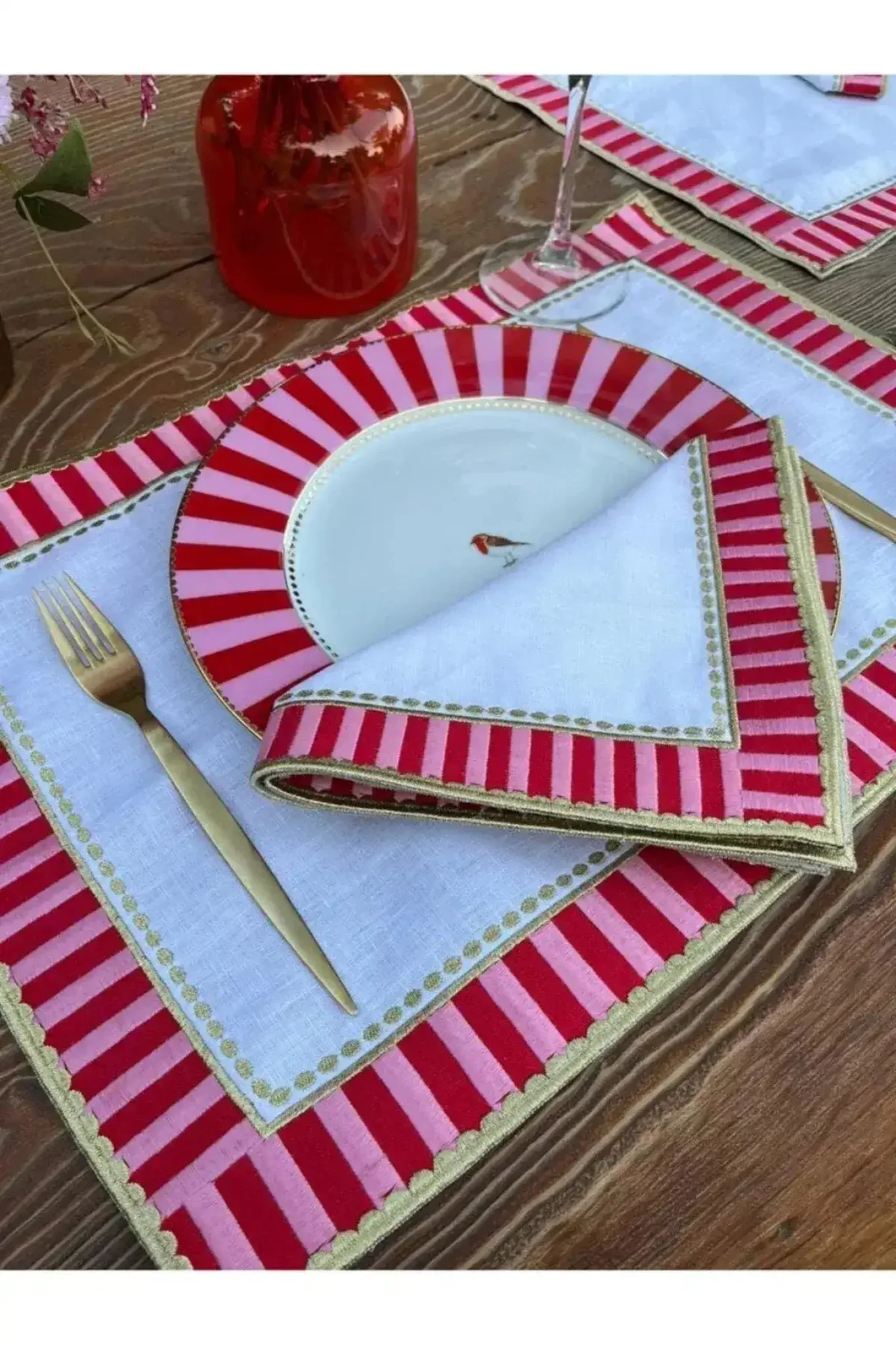 Glam Girl Rectangular Placemats - Set of 4 - Image 2