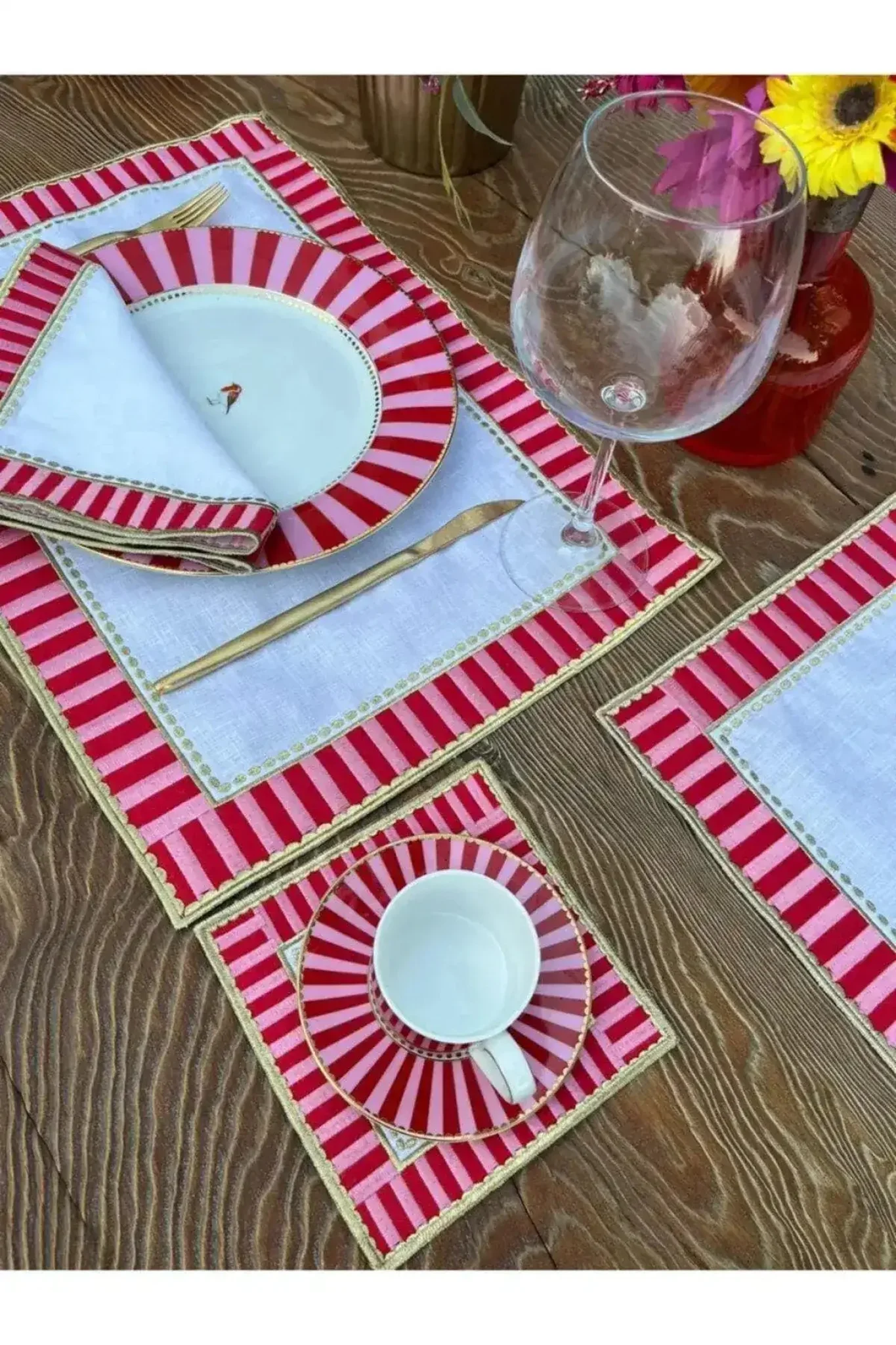 Glam Girl Rectangular Placemats - Set of 4 - Image 4