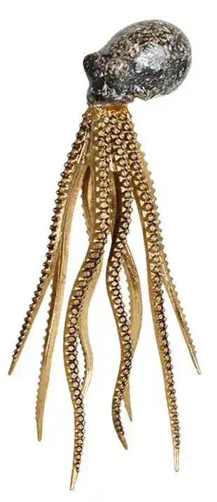 Glam Octopus and Jellyfish Marine Sculpture - Image 7