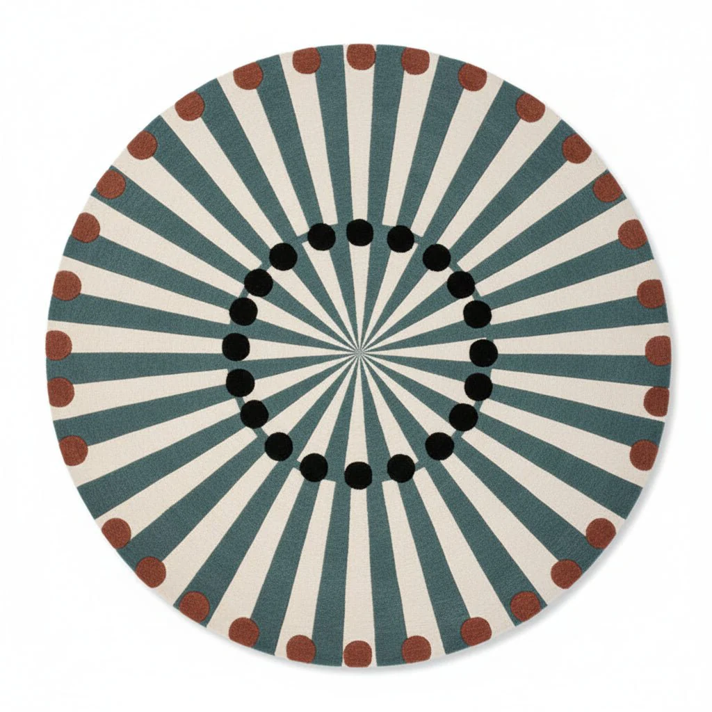 Go Go Girl Hand Tufted Round Rug