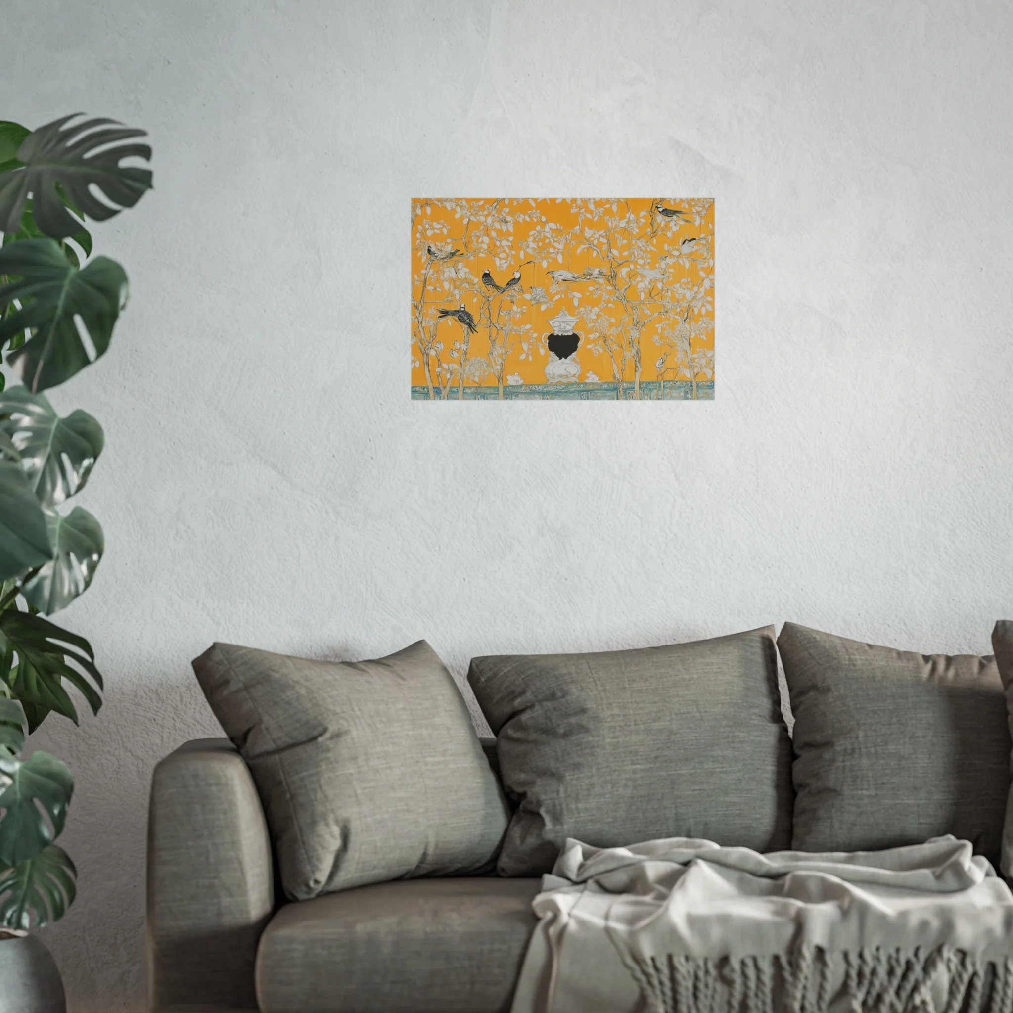 Golden Aviary Garden Fine Art Poster - Image 37