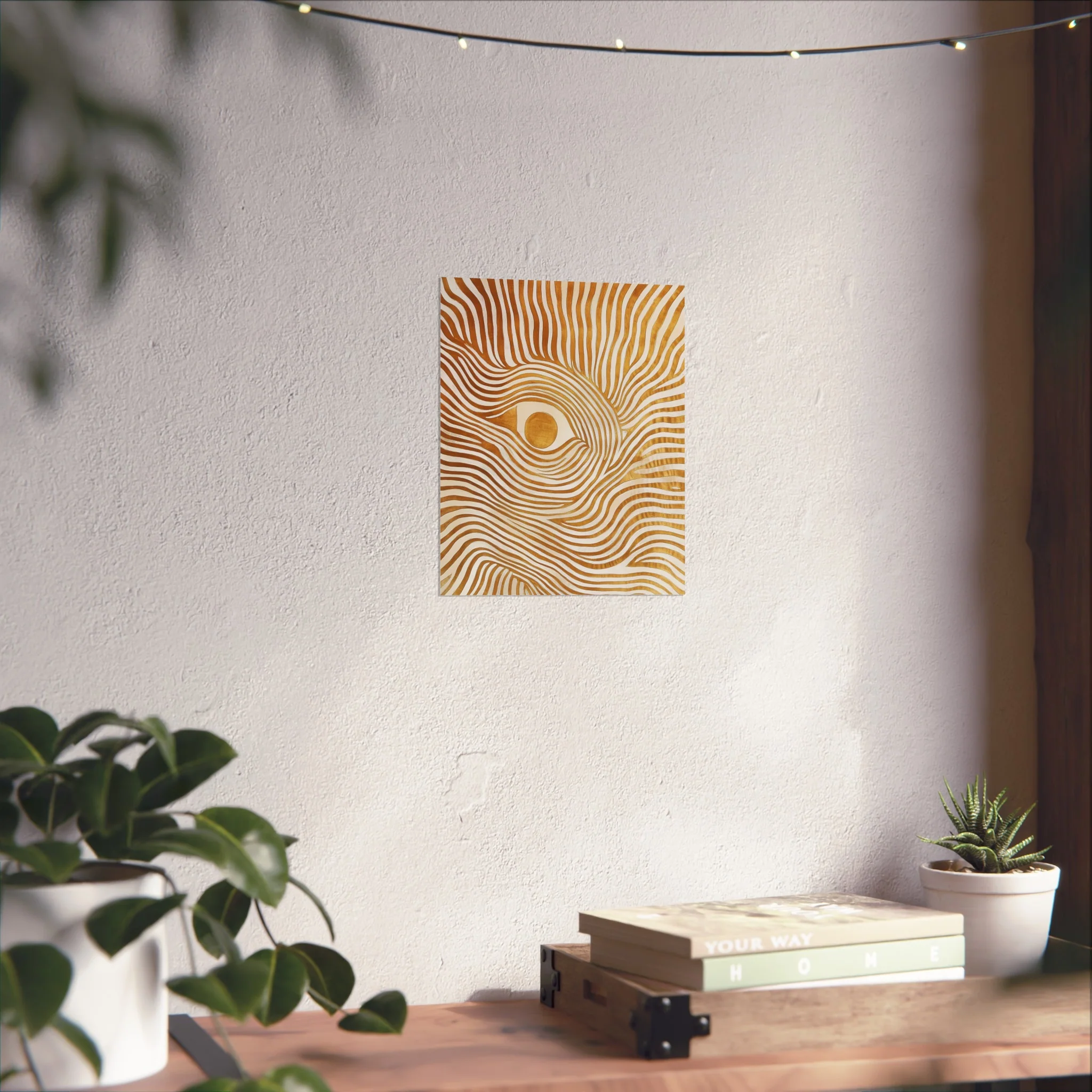 Golden Gaze Fine Art Poster - Image 22