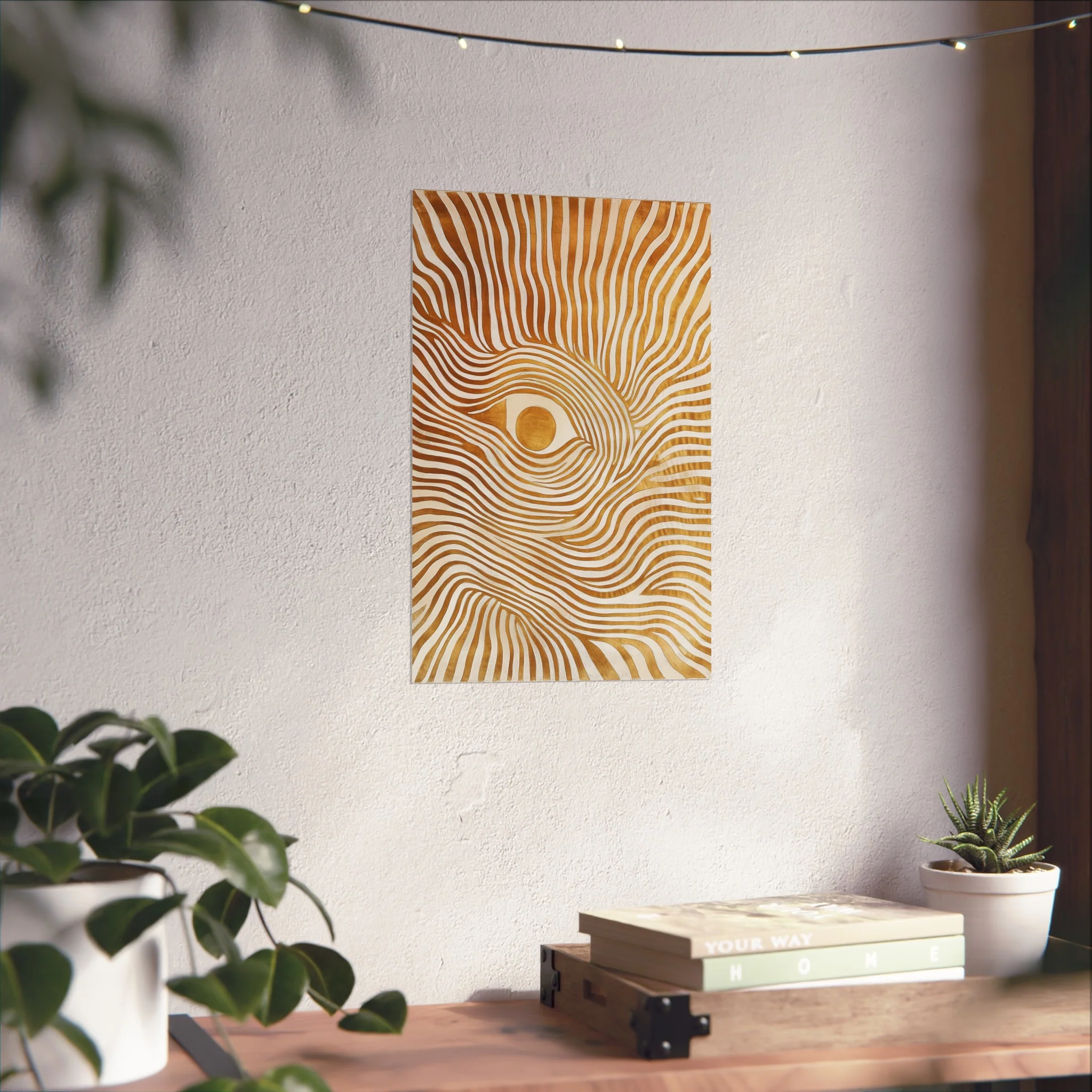 Golden Gaze Fine Art Poster - Image 26