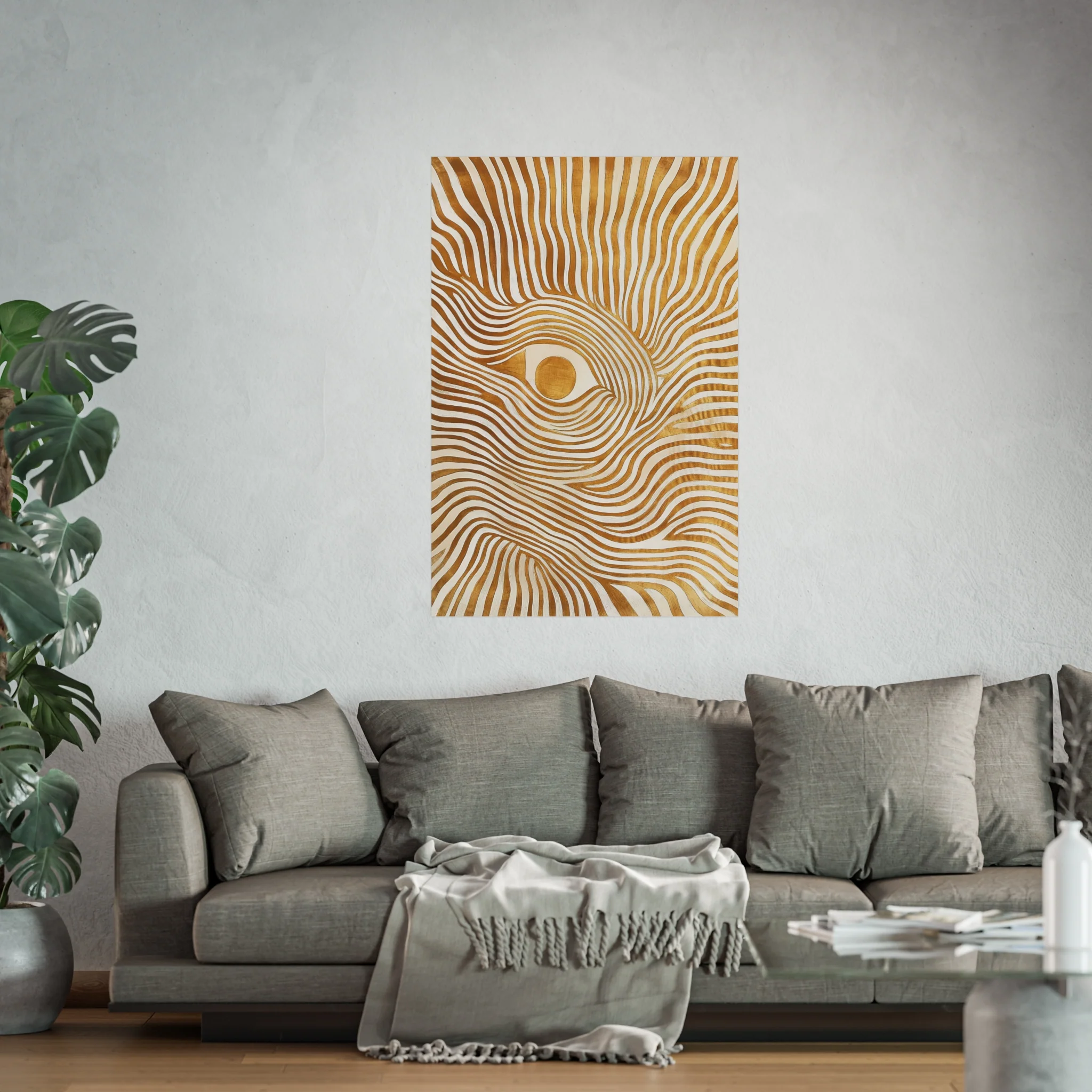 Golden Gaze Fine Art Poster - Image 47