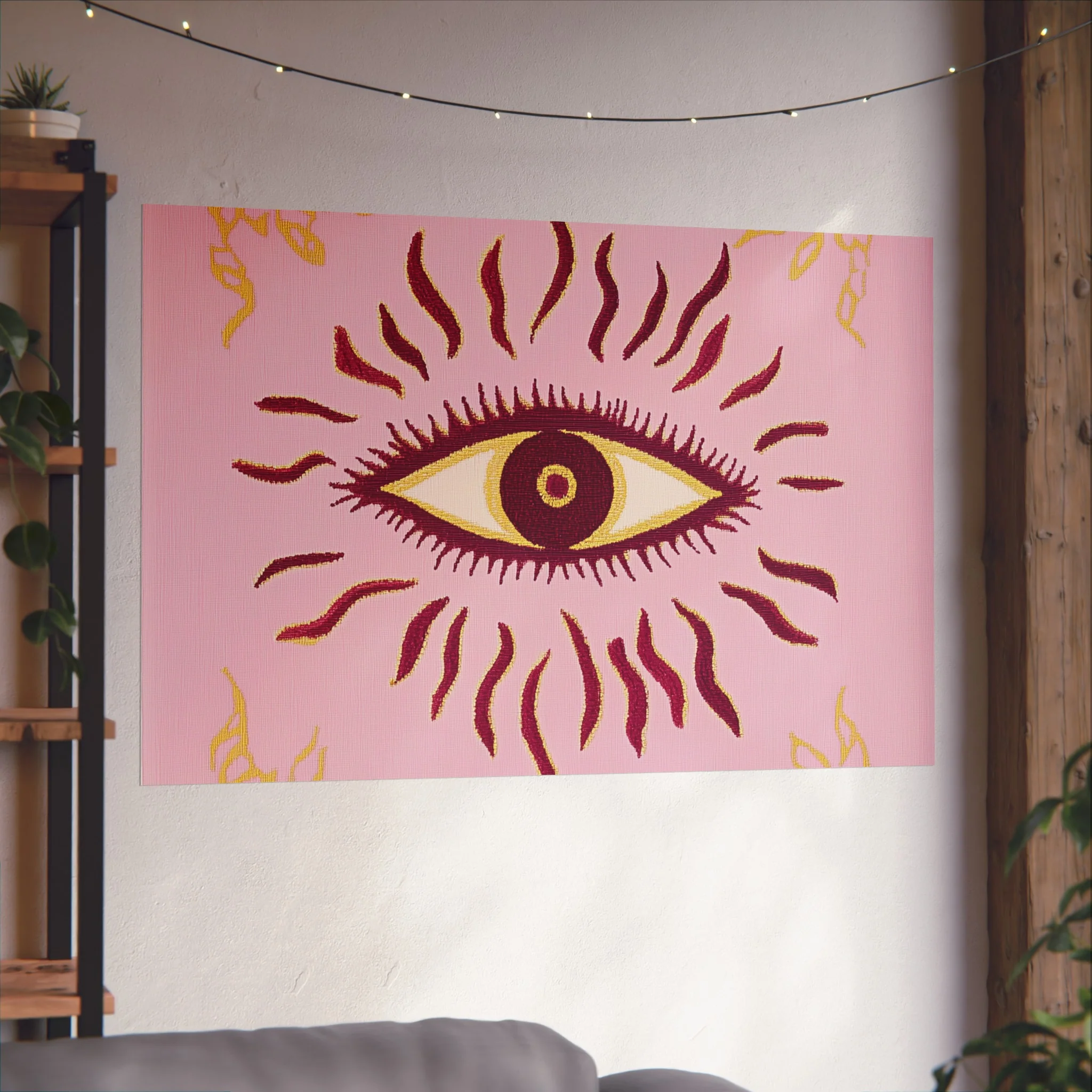 Golden Gaze Mystic Fine Art Poster - Image 48