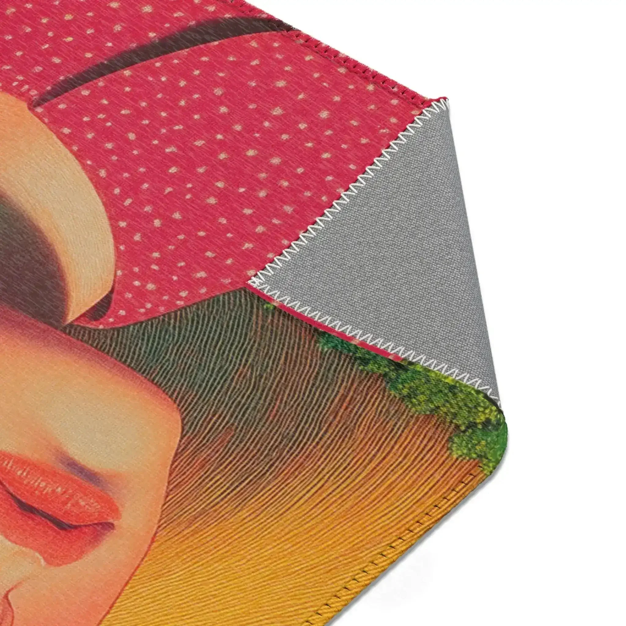 Golden Gaze Surreal Portrait with Fish & Geometric - Image 5
