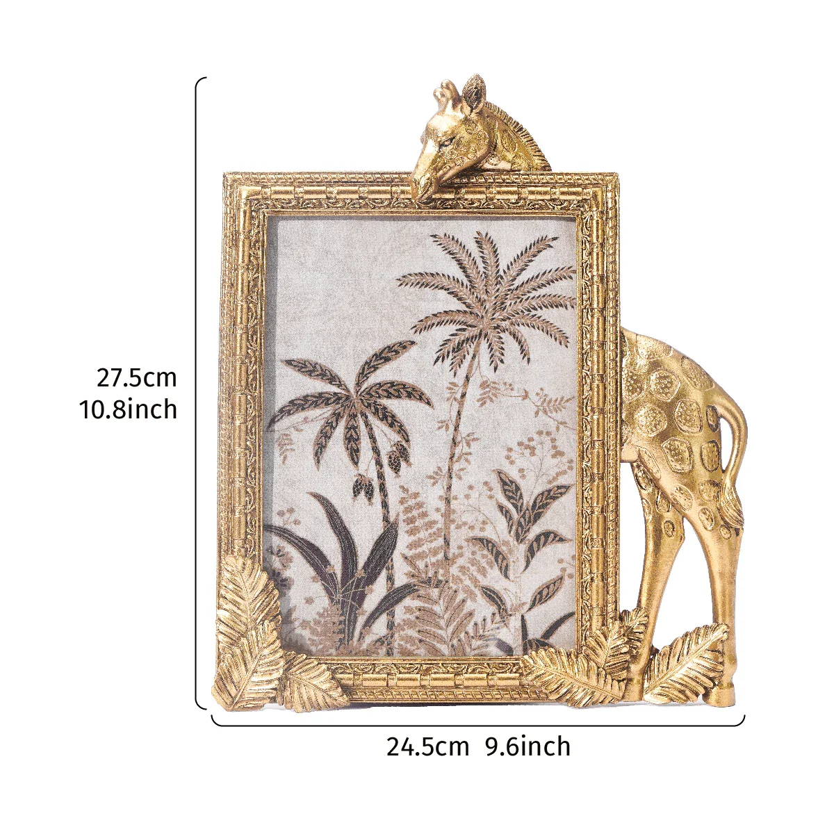 Golden Giraffe Resin Photo Frame - Image 10