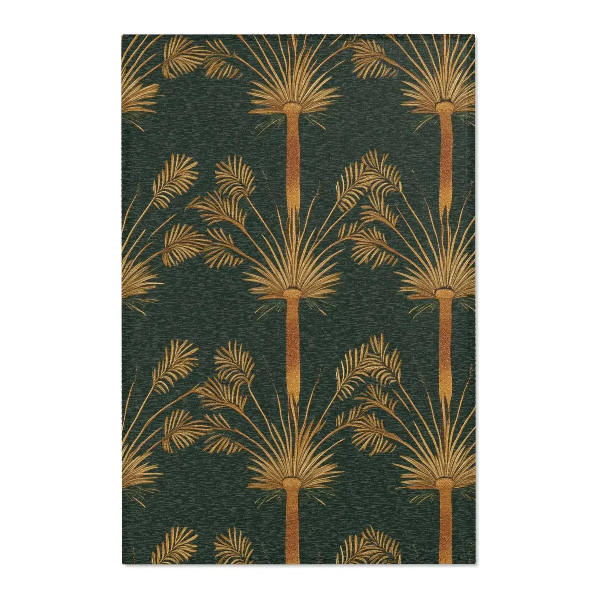 Golden Palm Noir Accent Rug - Image 3