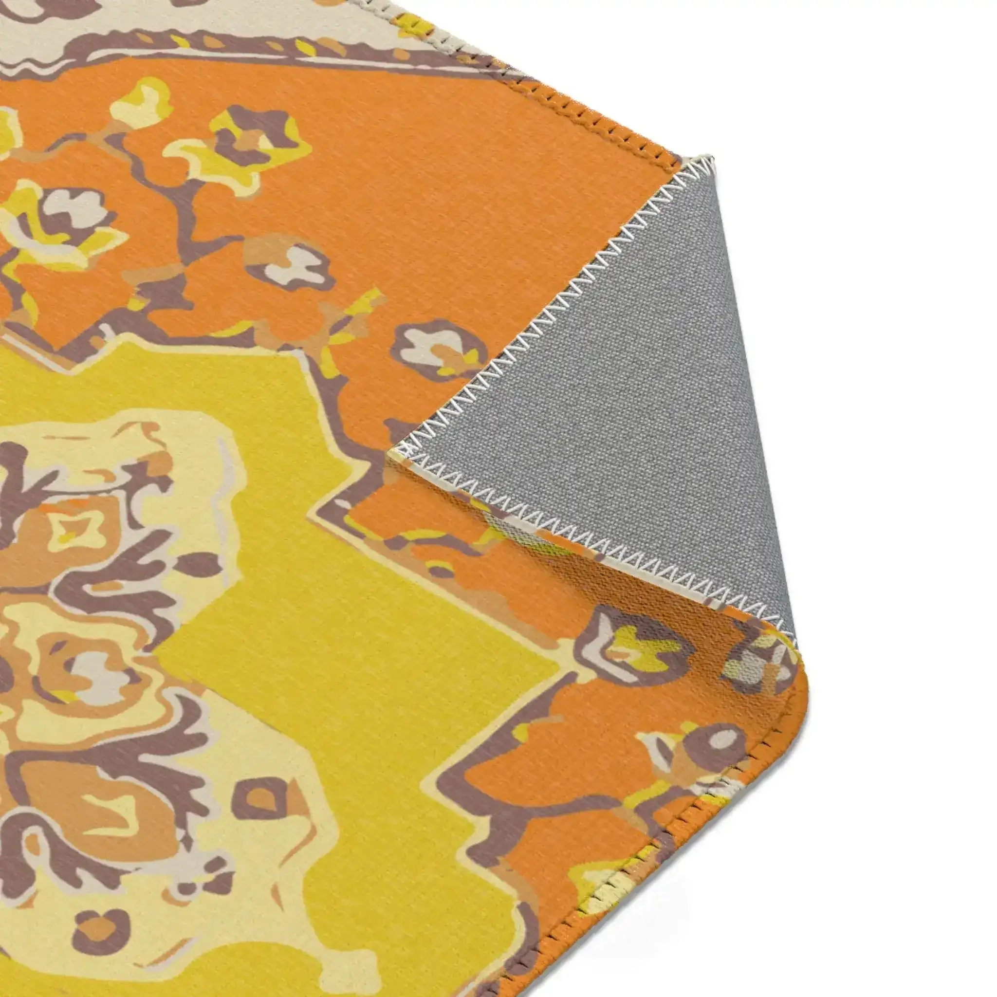 Golden Zest Bloom Accent Rug - Image 6