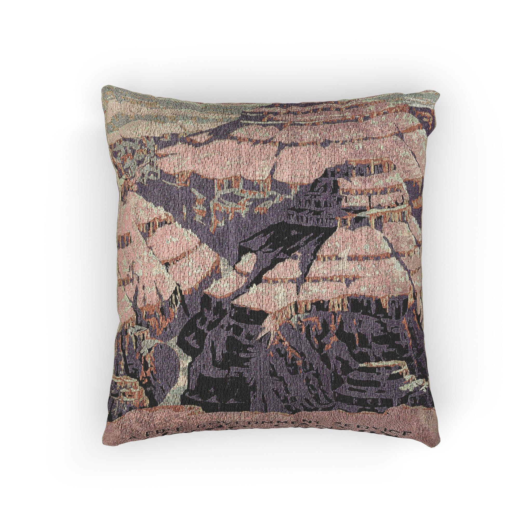 grand-canyon-national-park-a-free-government-service-wpa-federal-art-p | Woven Pillow - Image 3