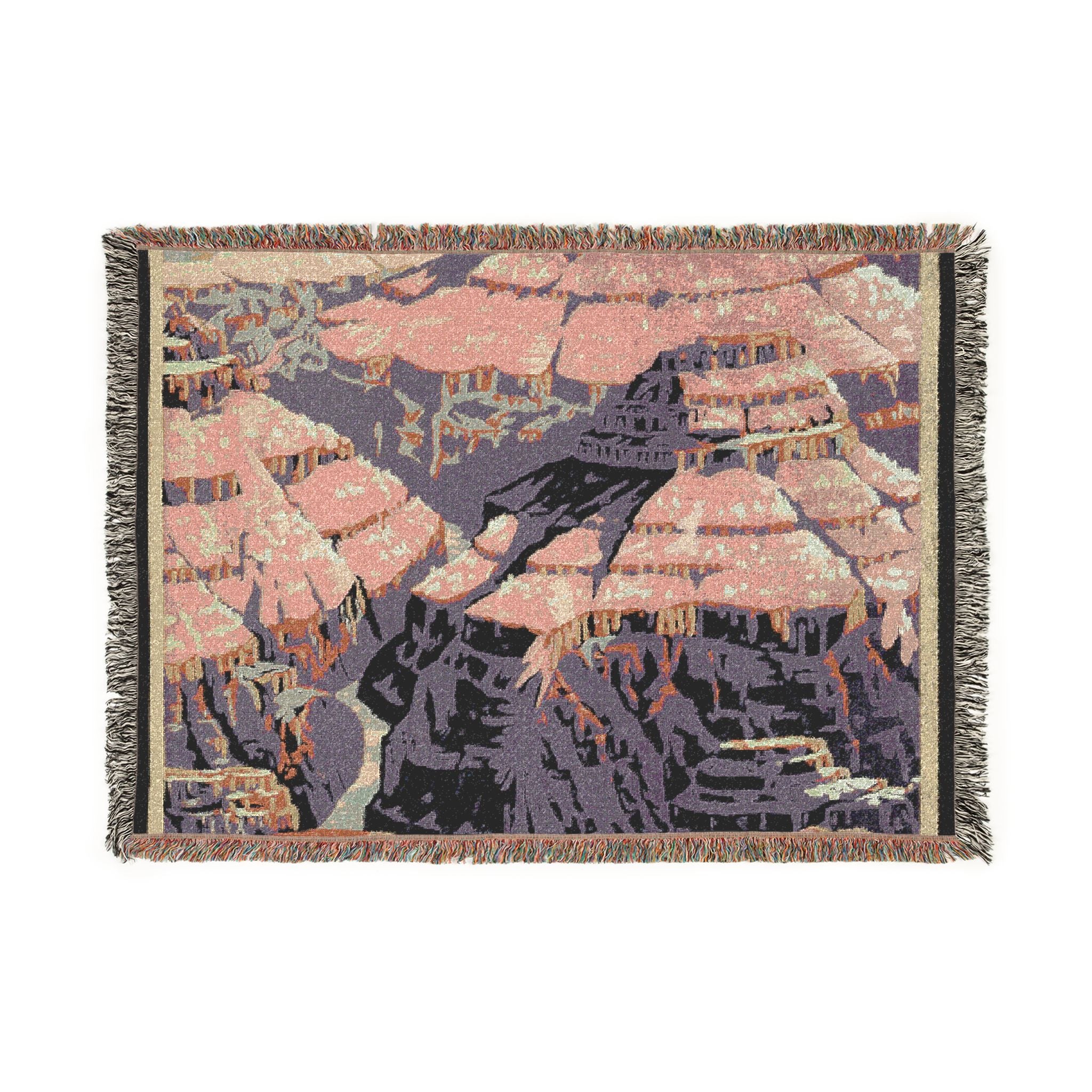 grand-canyon-national-park-a-free-government-service-wpa-federal-art-p | Woven Tapestry Blanket
