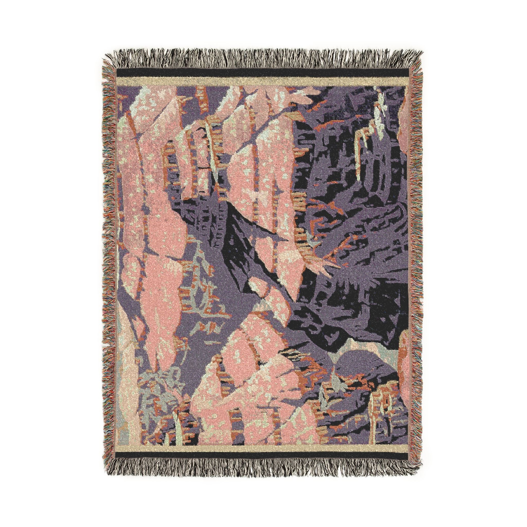 grand-canyon-national-park-a-free-government-service-wpa-federal-art-p | Woven Tapestry Blanket - Image 11