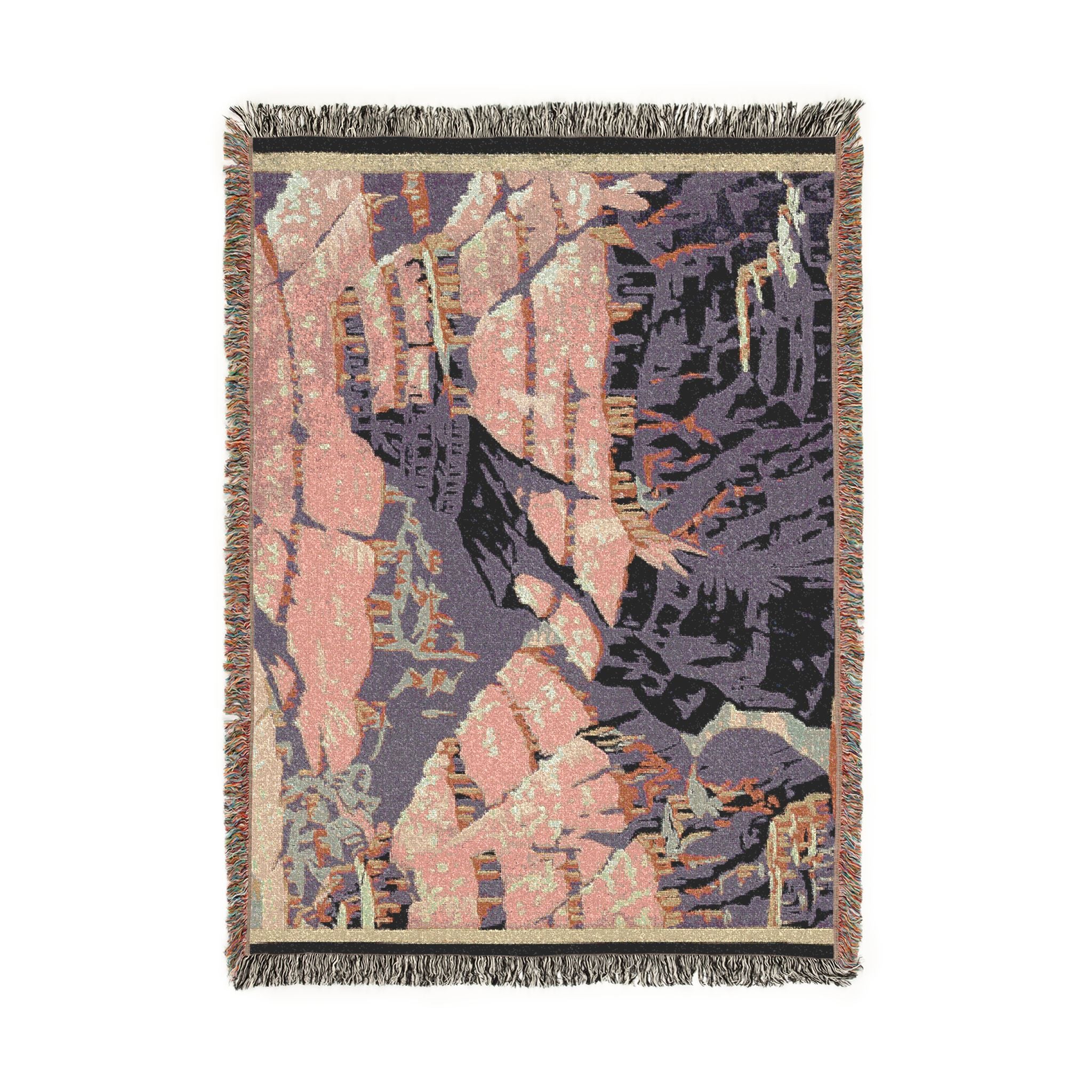 grand-canyon-national-park-a-free-government-service-wpa-federal-art-p | Woven Tapestry Blanket - Image 6