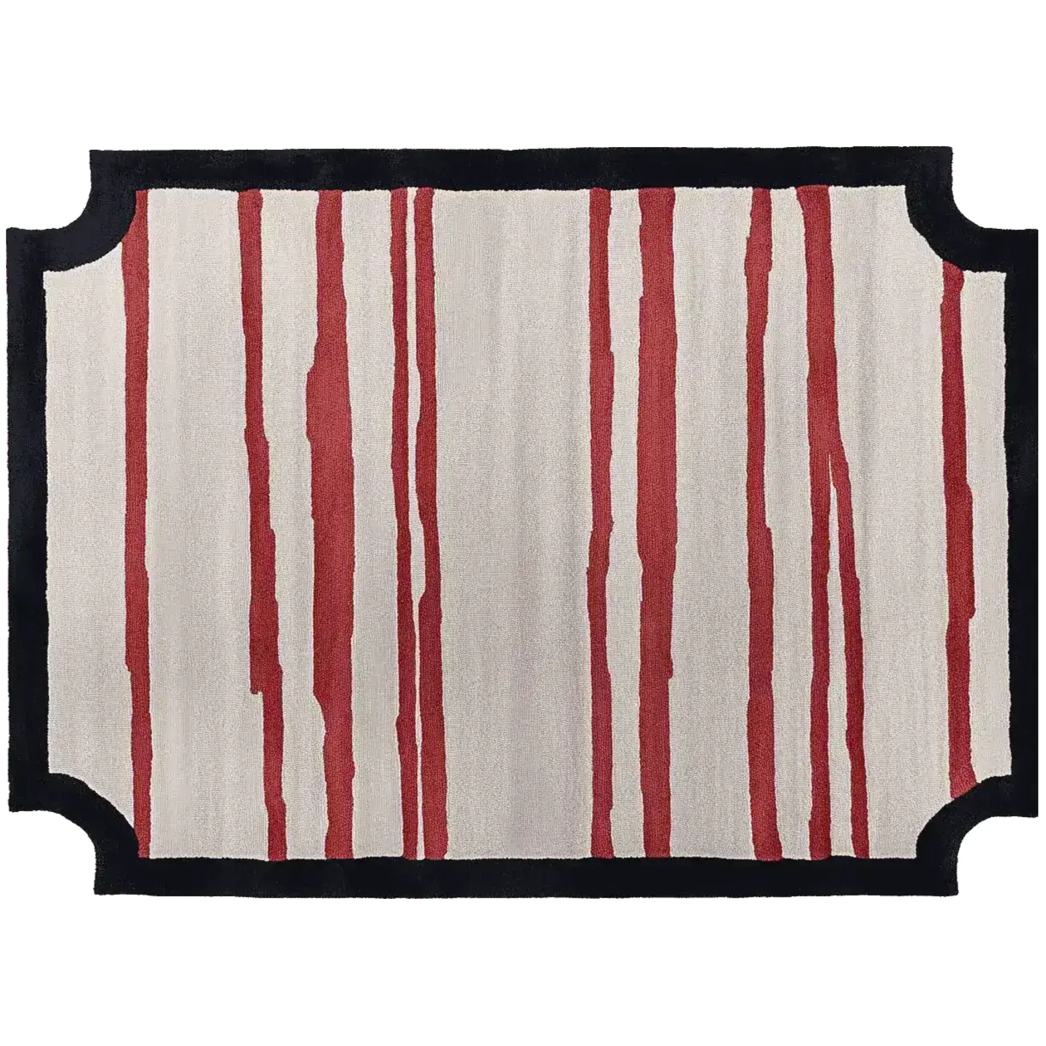 Graphic Stripes Hand Tufted Rug - Image 4