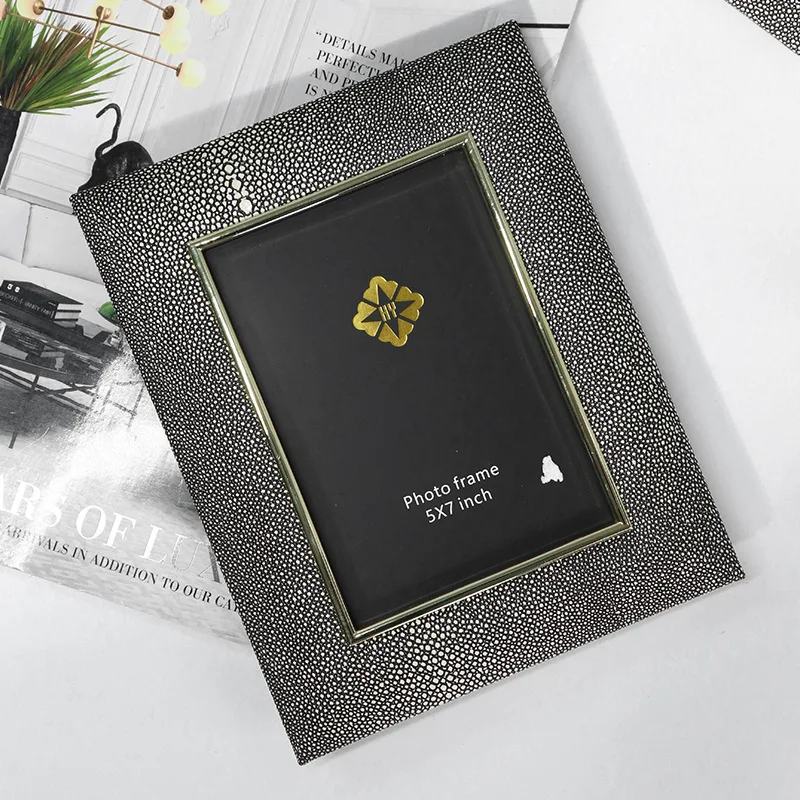 Gray Shagreen Picture Frame - Image 3