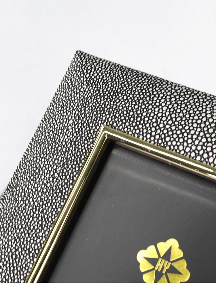 Gray Shagreen Picture Frame - Image 4