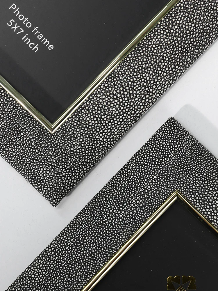 Gray Shagreen Picture Frame - Image 5