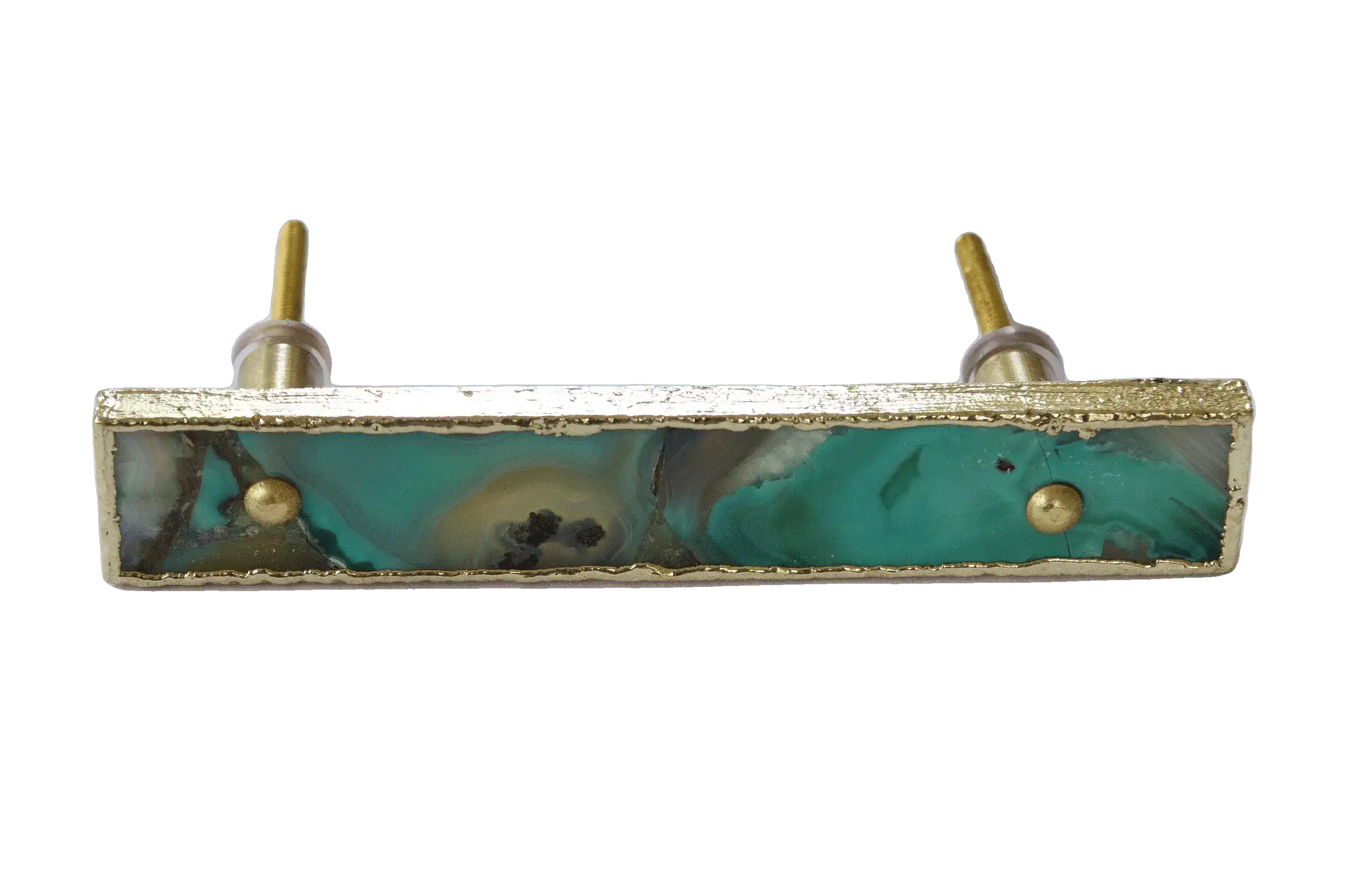 Green Agate Cabinet Door Pull Handle - Set of 4 - Image 8