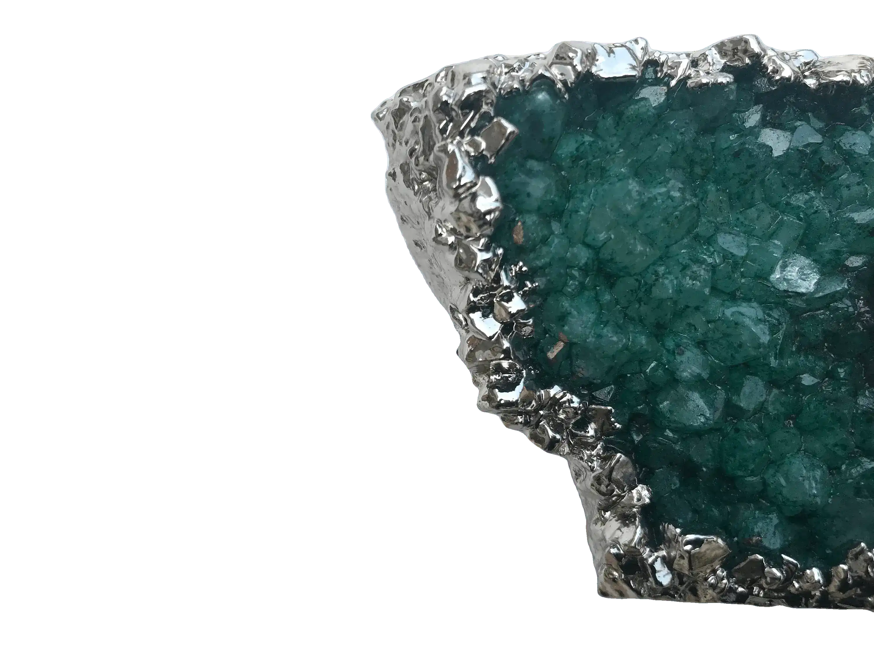 Green Agate Gemstone Taper Candle Holder - Image 4