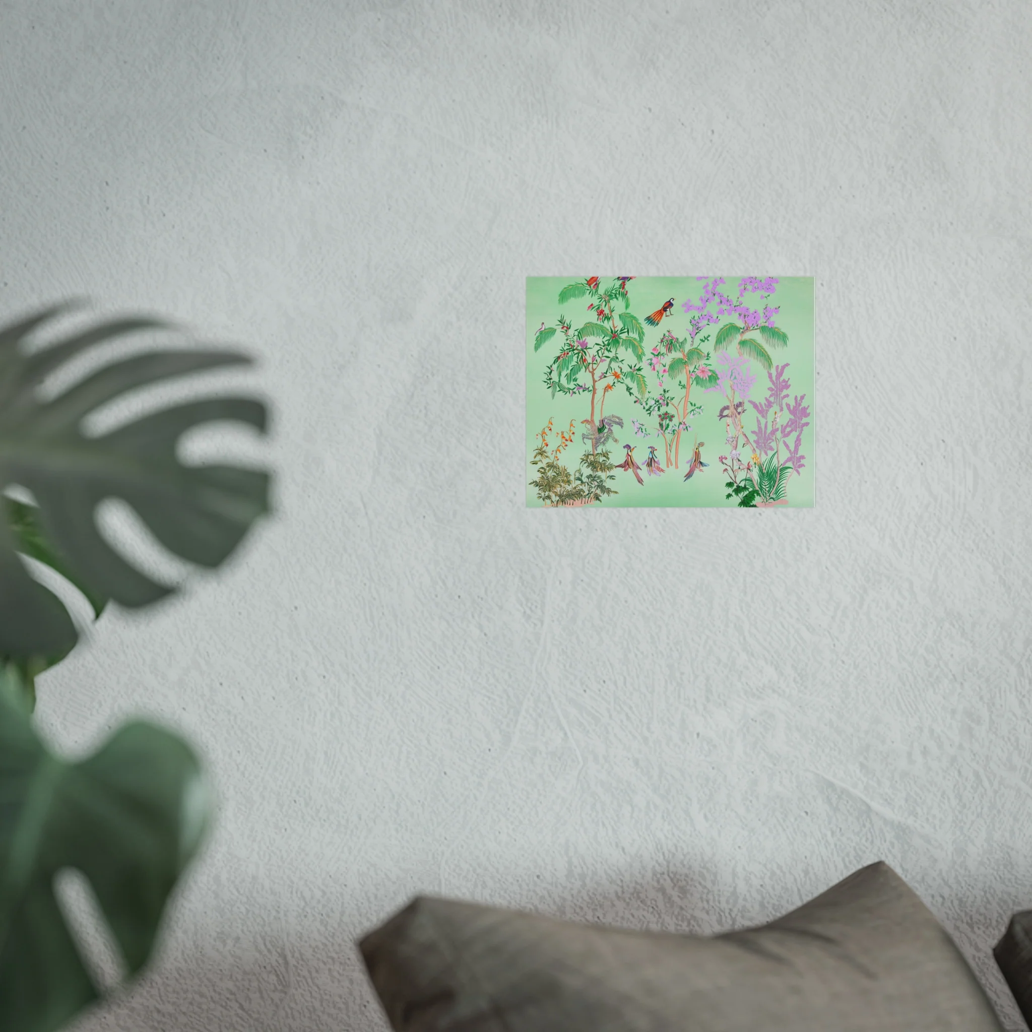 Green Chinoiserie Paradise Fine Art Poster - Image 19