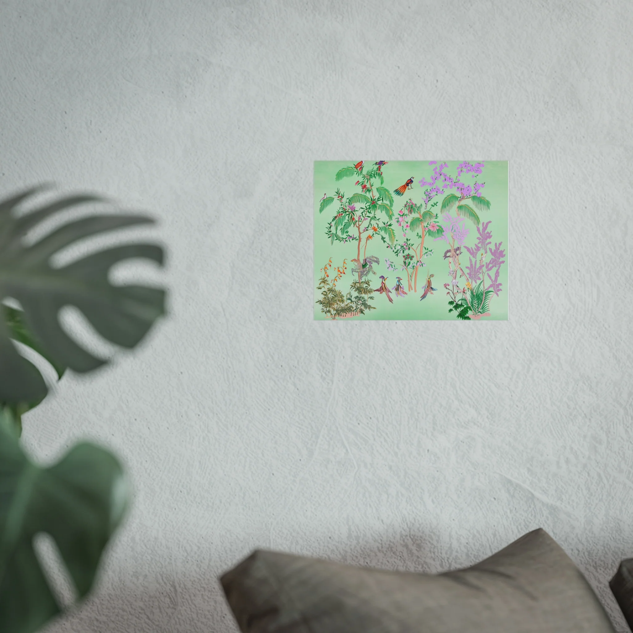 Green Chinoiserie Paradise Fine Art Poster - Image 21