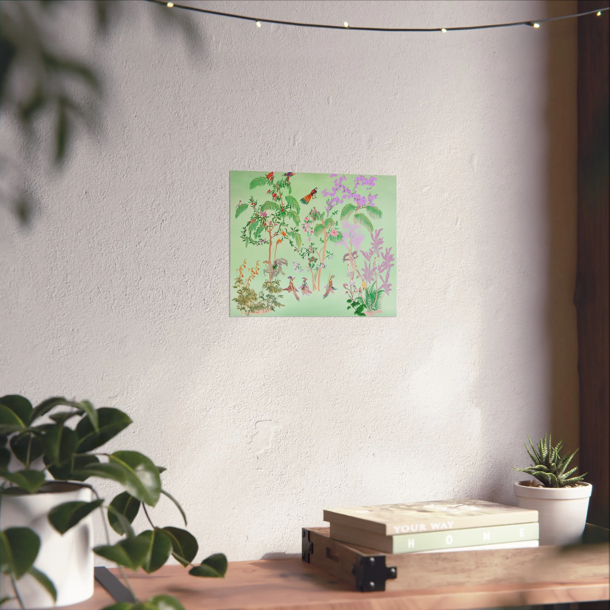 Green Chinoiserie Paradise Fine Art Poster - Image 22