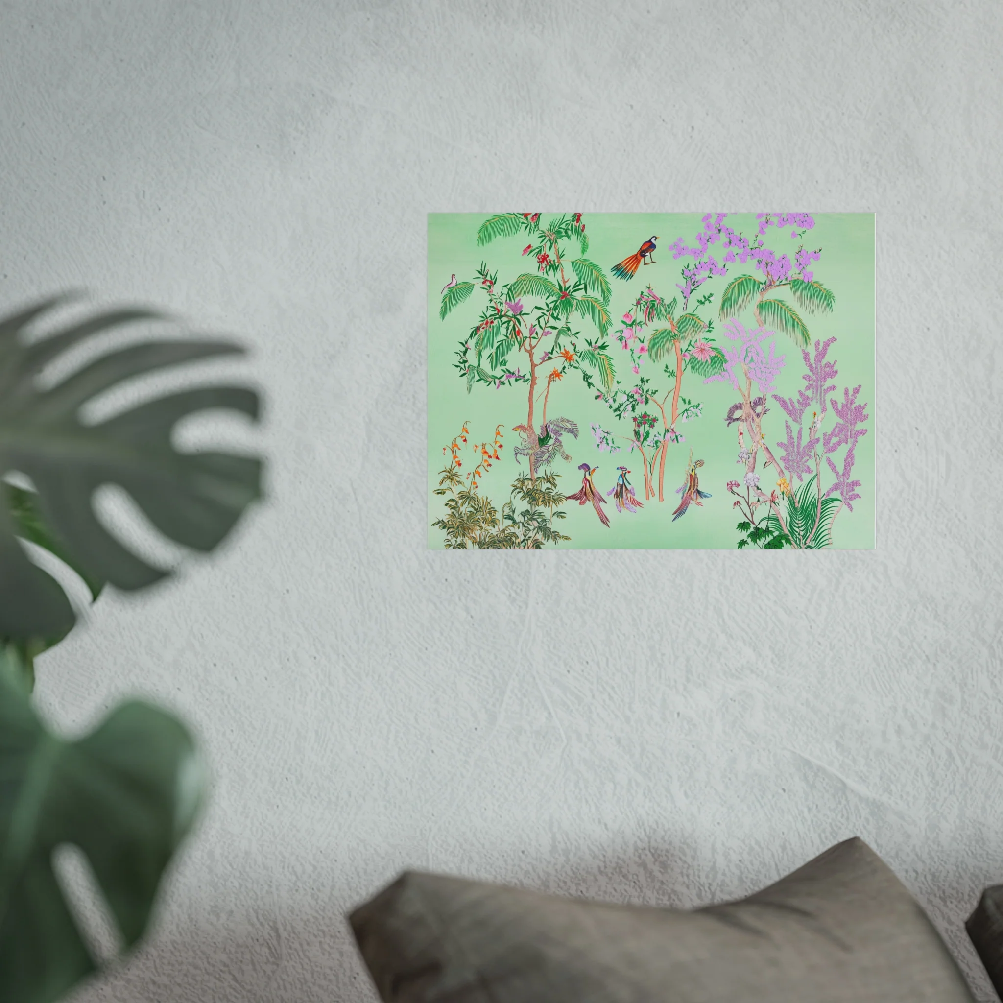 Green Chinoiserie Paradise Fine Art Poster - Image 23