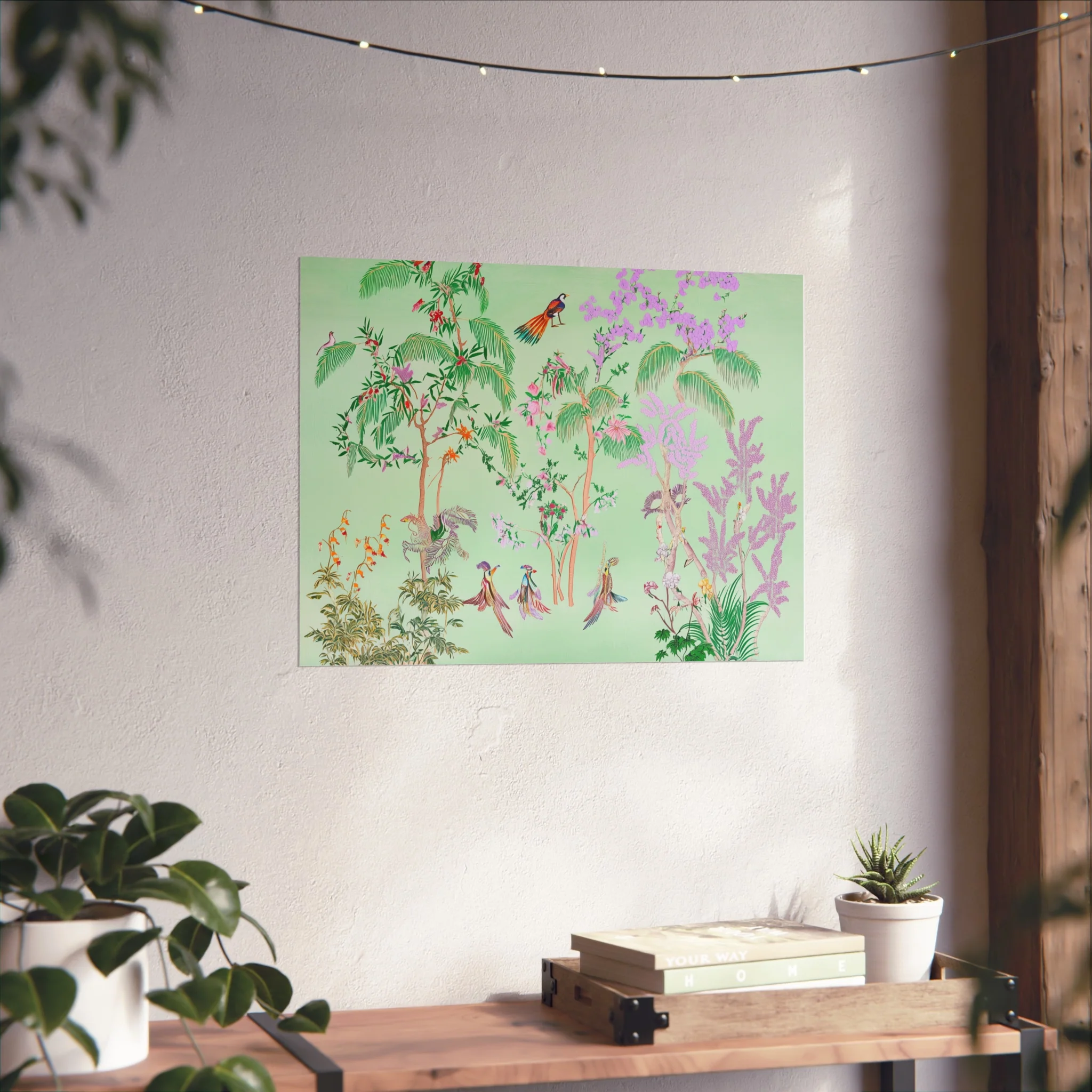 Green Chinoiserie Paradise Fine Art Poster - Image 26