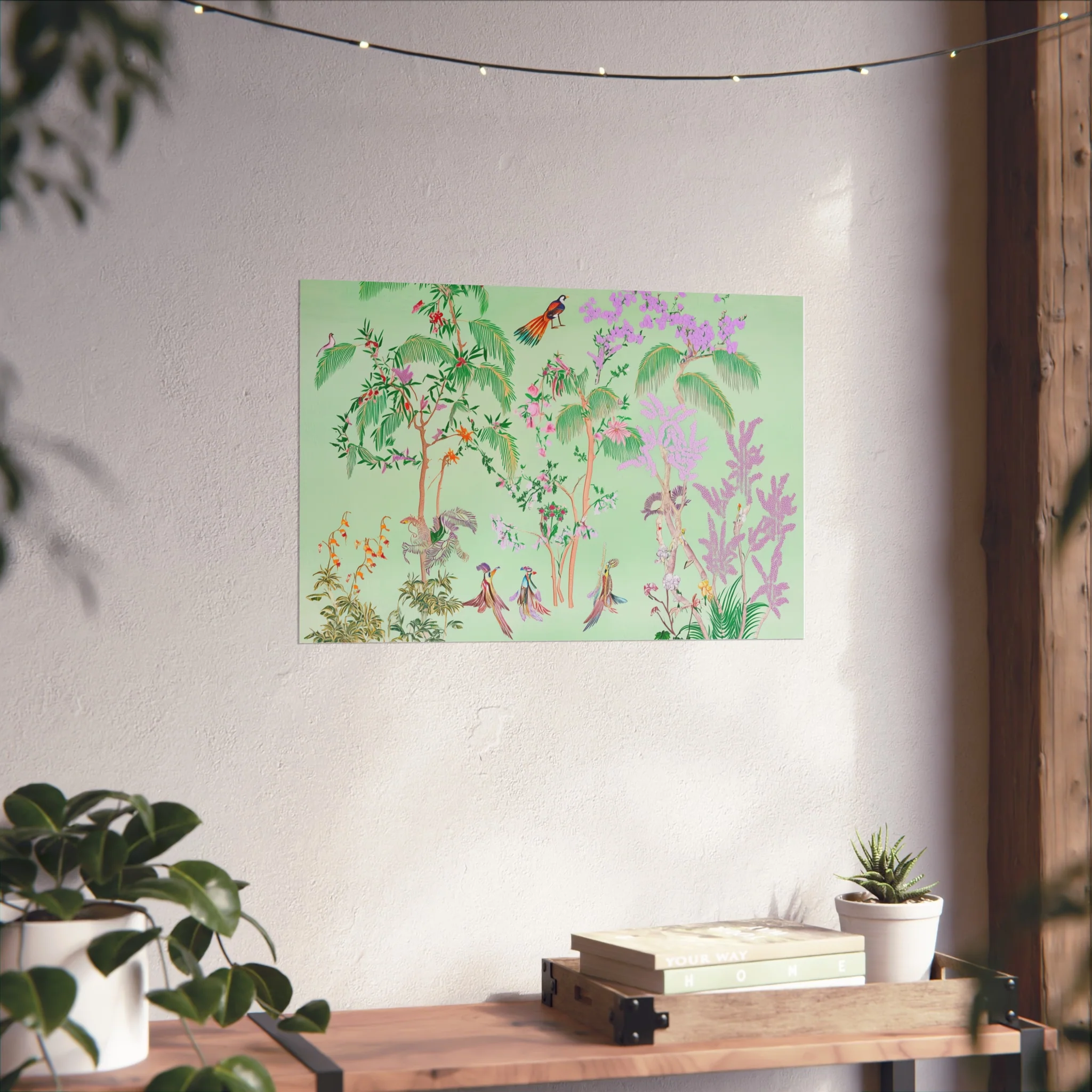 Green Chinoiserie Paradise Fine Art Poster - Image 38
