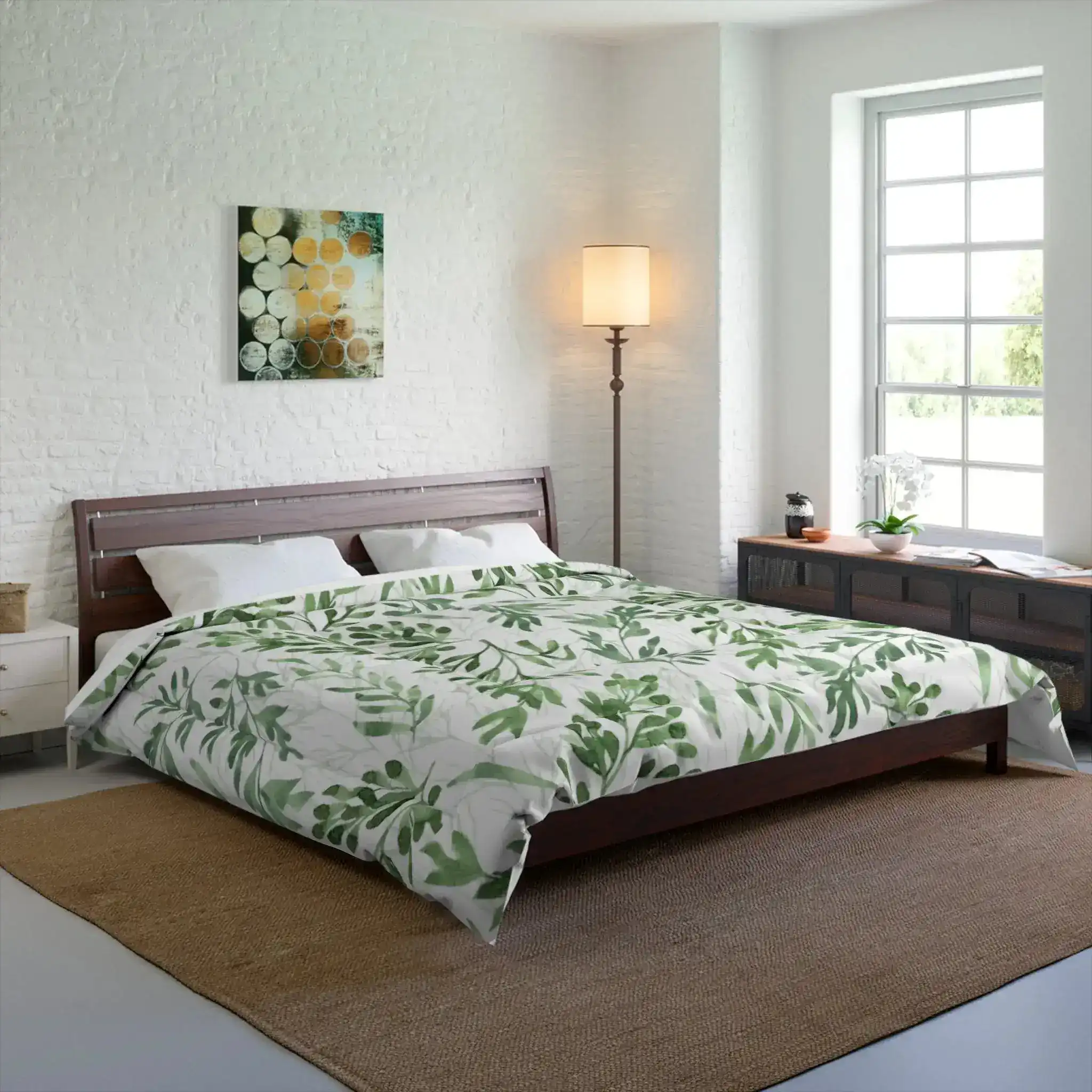Green Foliage Comforter - Image 2