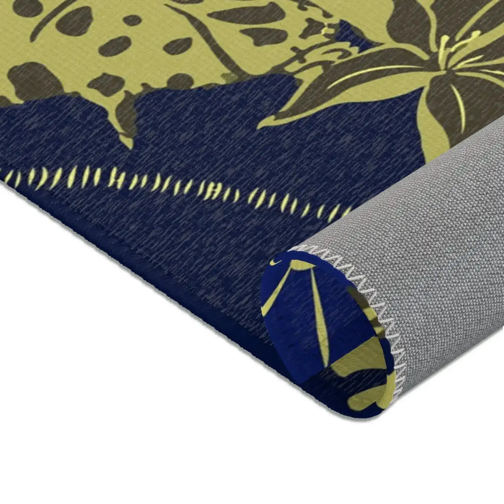 Green Leopard Jungle Accent Rug - Image 4