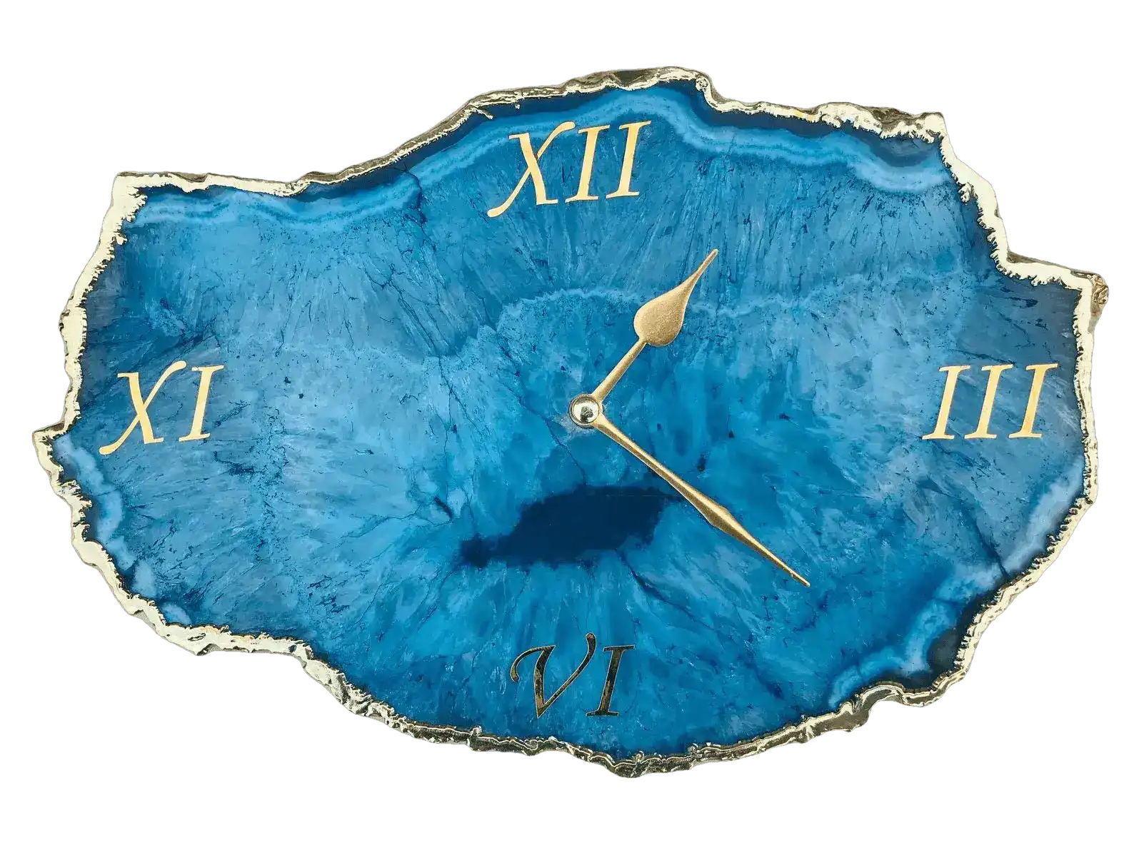 Grey Agate Large Wall Desk Clock - Image 7