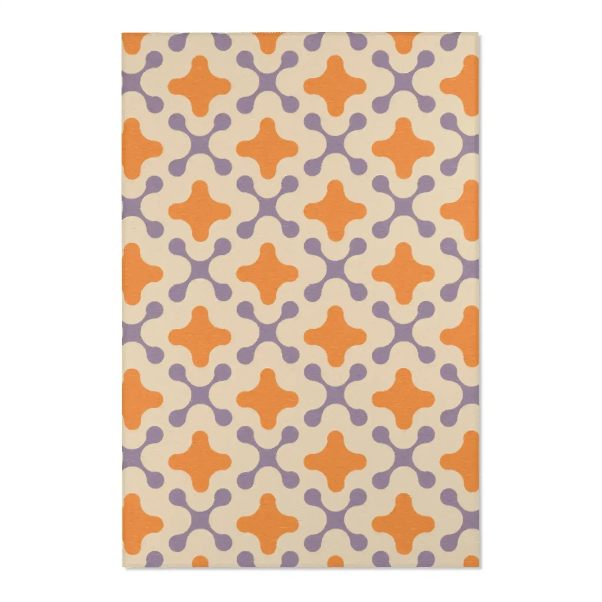 Groovy Tangerine Pop Accent Rug - Image 3