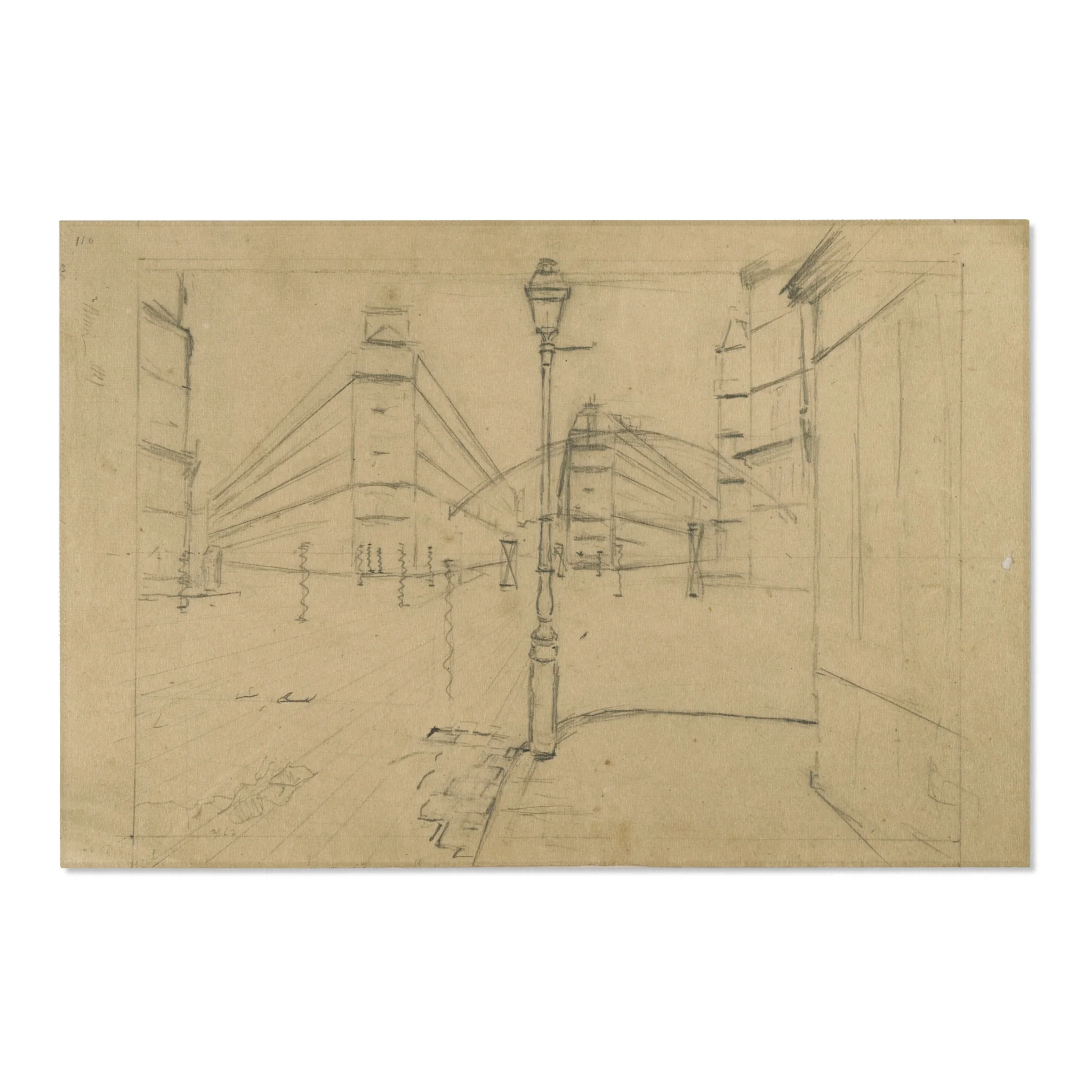 Gustave Caillebotte - Study for Paris Street; Rainy Day | Area Rug - Image 6