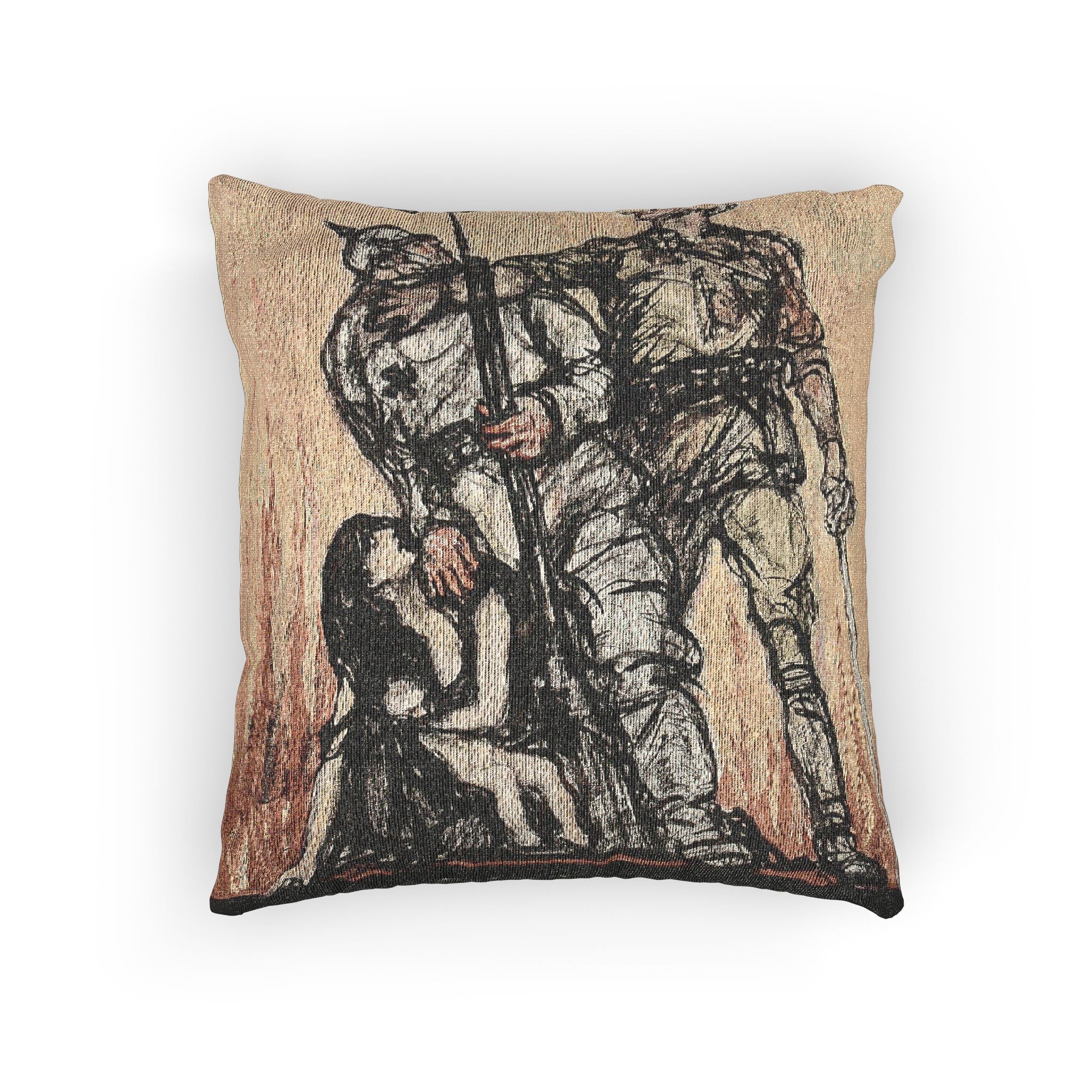 halt-the-hun-liberty-loan-h-p-raleigh-wwi | Woven Pillow - Image 3