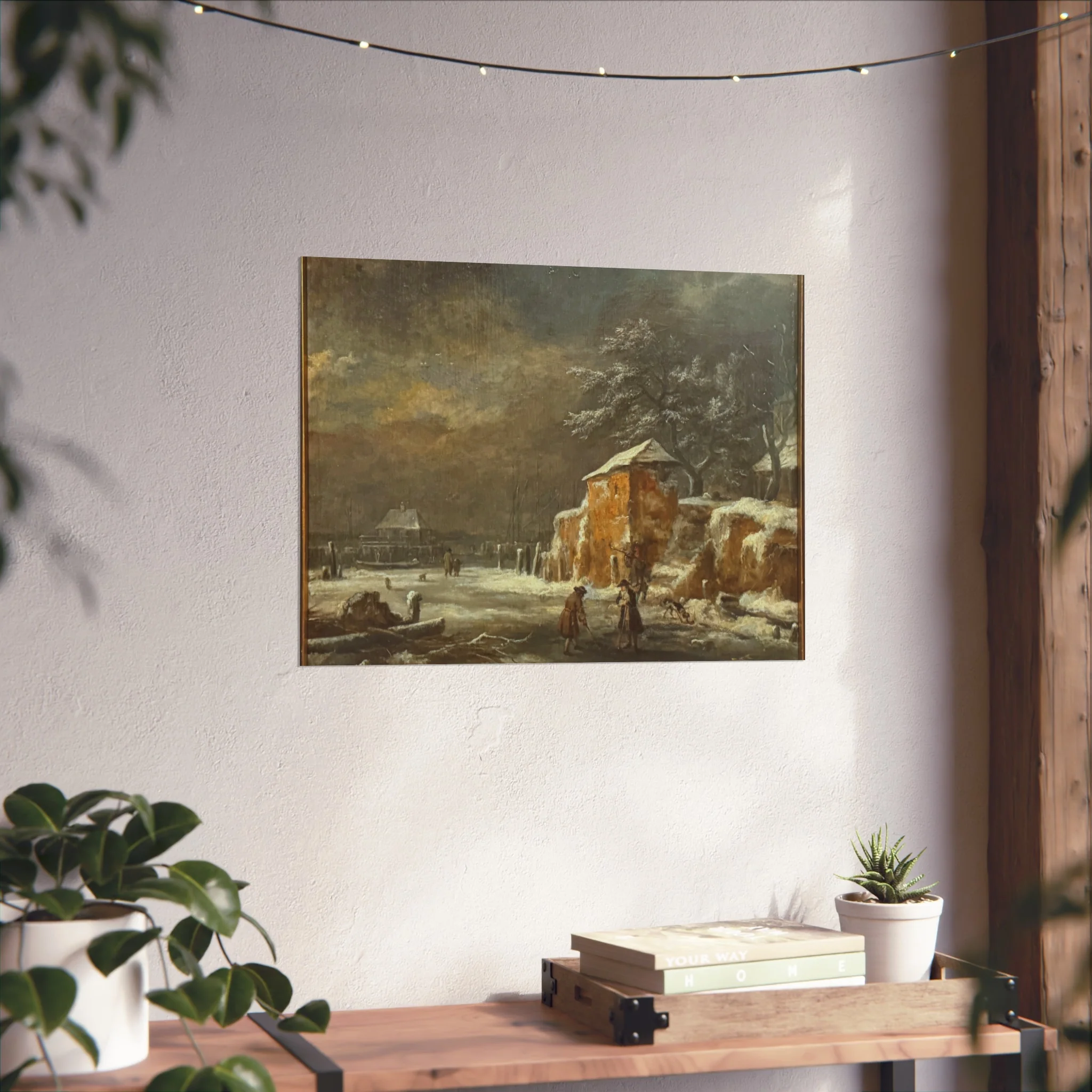Hamburg, Kunsthalle, Jacob van Ruisdael, Winterlandschaft | Fine Art Poster - Image 10