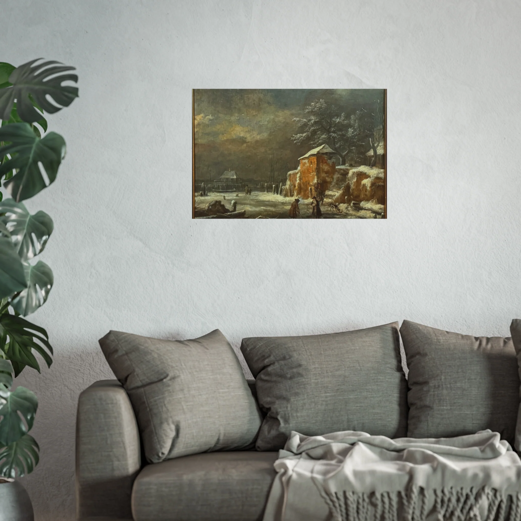 Hamburg, Kunsthalle, Jacob van Ruisdael, Winterlandschaft | Fine Art Poster - Image 11