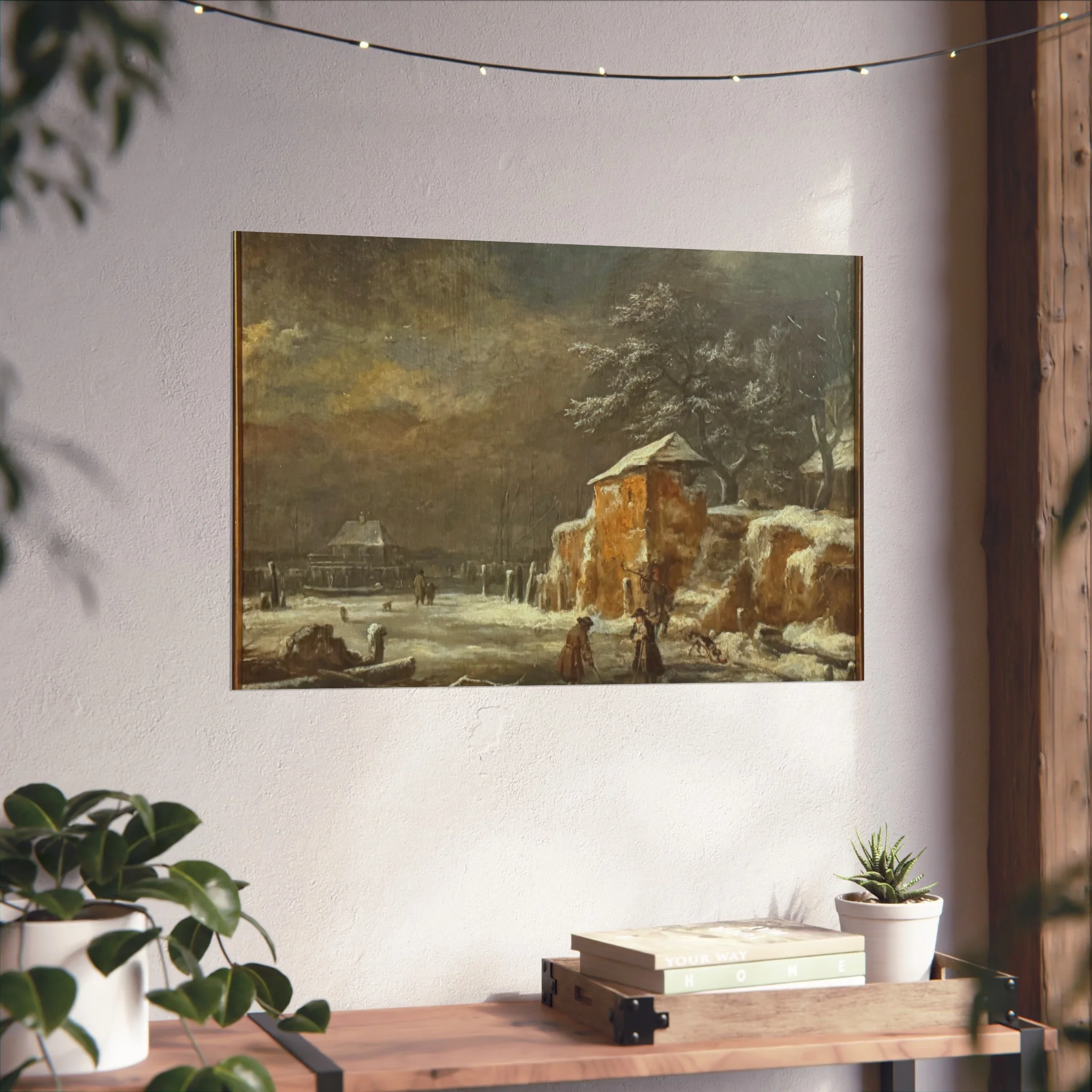 Hamburg, Kunsthalle, Jacob van Ruisdael, Winterlandschaft | Fine Art Poster - Image 12