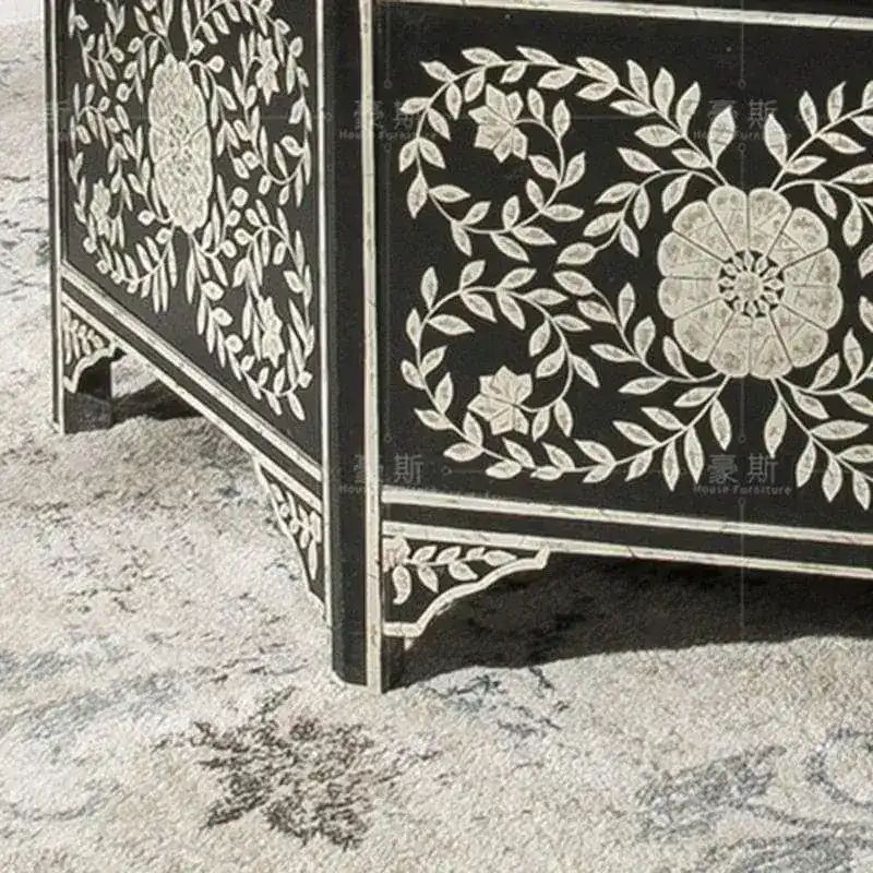 Hand Painted Diamond Coffee Table - Image 2