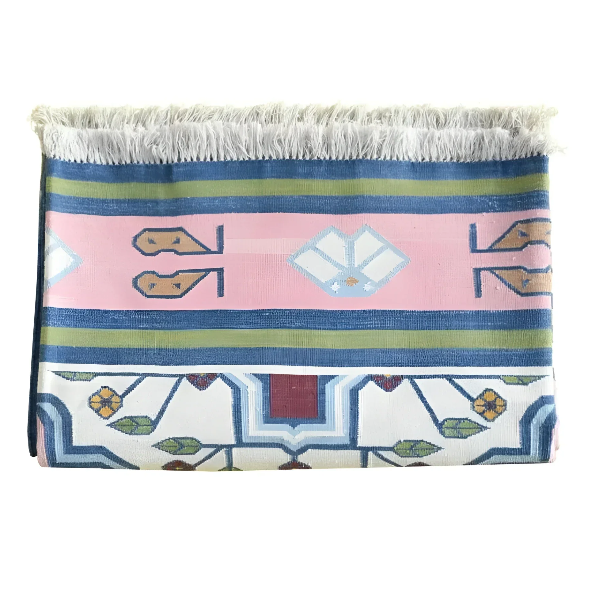 Handmade Jaipur Vintage Palace Cotton Area Rug - Image 4