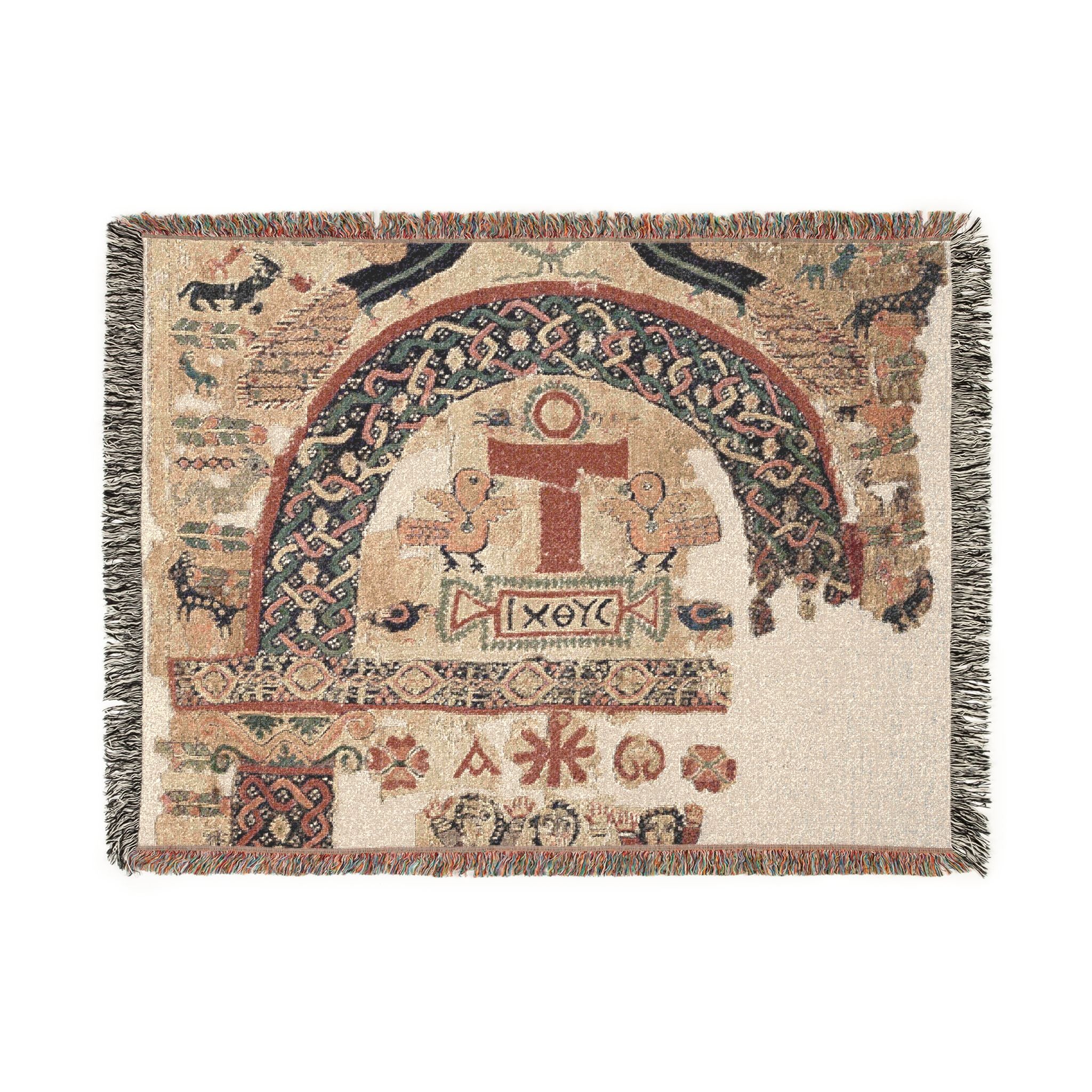 Hanging with Christian Images Woven Throw Blanket - Image 6
